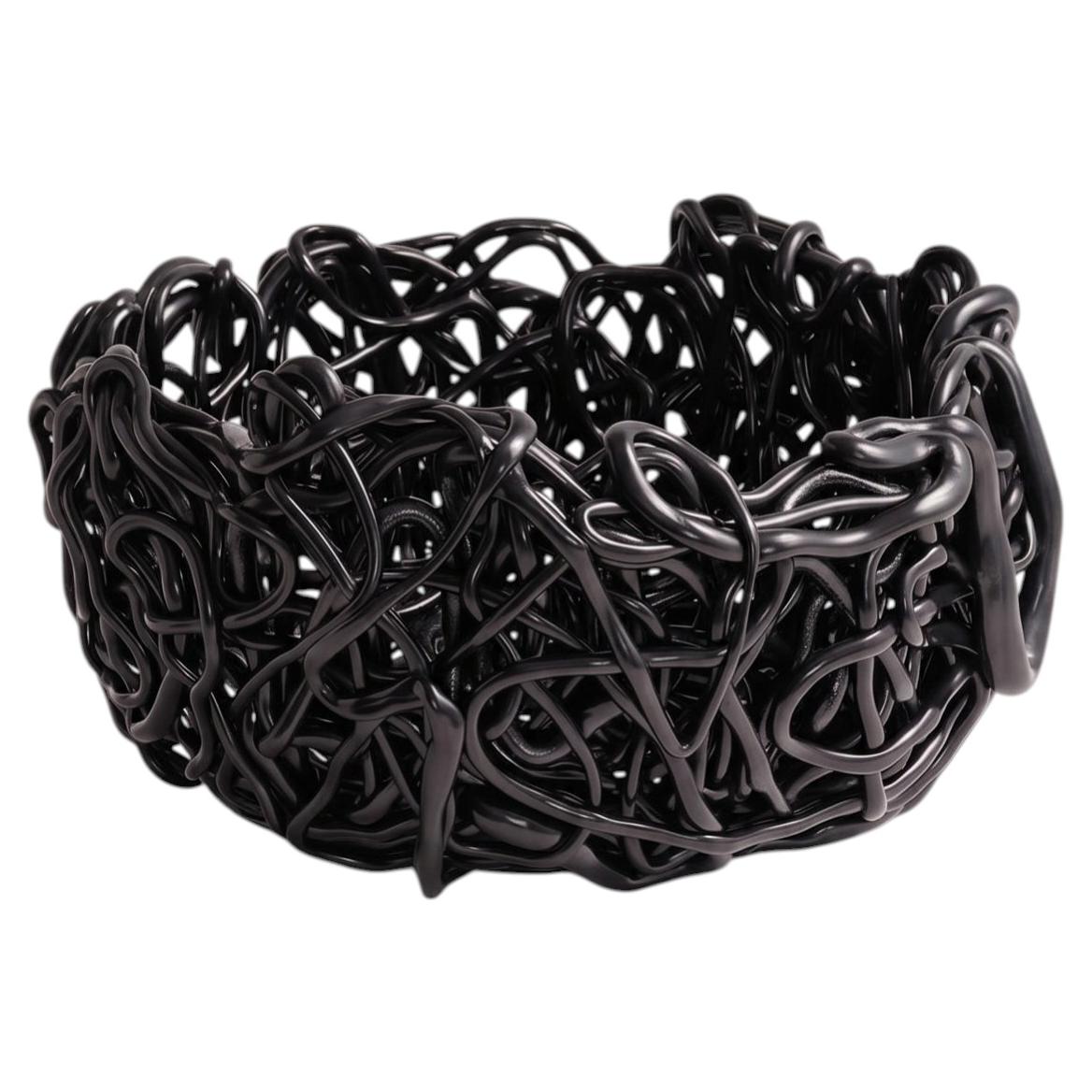 Meritalia Senzafine Round Basket Large Vase - Storage basket by Gaetano Pesce