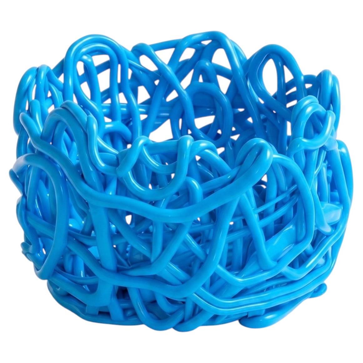 Meritalia Senzafine Round Basket Medium Vase - Storage basket by Gaetano Pesce