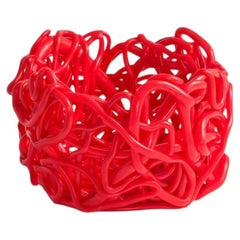Meritalia Senzafine Round Basket Medium Vase – Aufbewahrungskorb von Gaetano Pesce