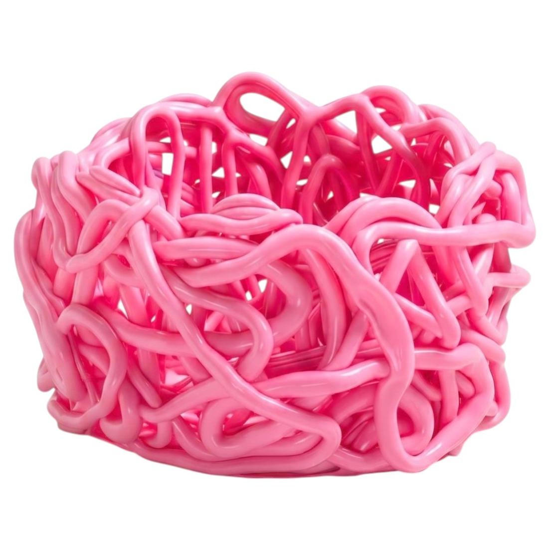 Meritalia Senzafine Round Basket Medium Vase - Storage basket by Gaetano Pesce
