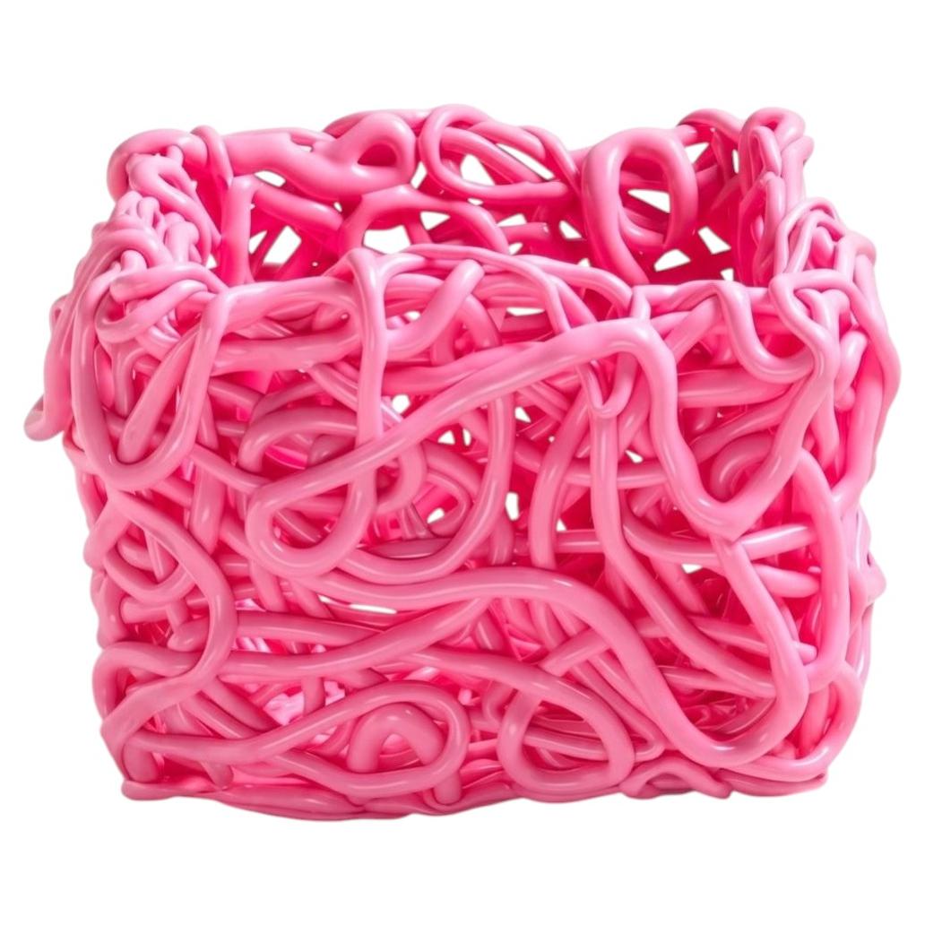 Meritalia Senzafine Square Basket Large Vase - Storage basket by Gaetano Pesce