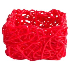 Meritalia Senzafine Square Basket Large Vase - Storage basket by Gaetano Pesce