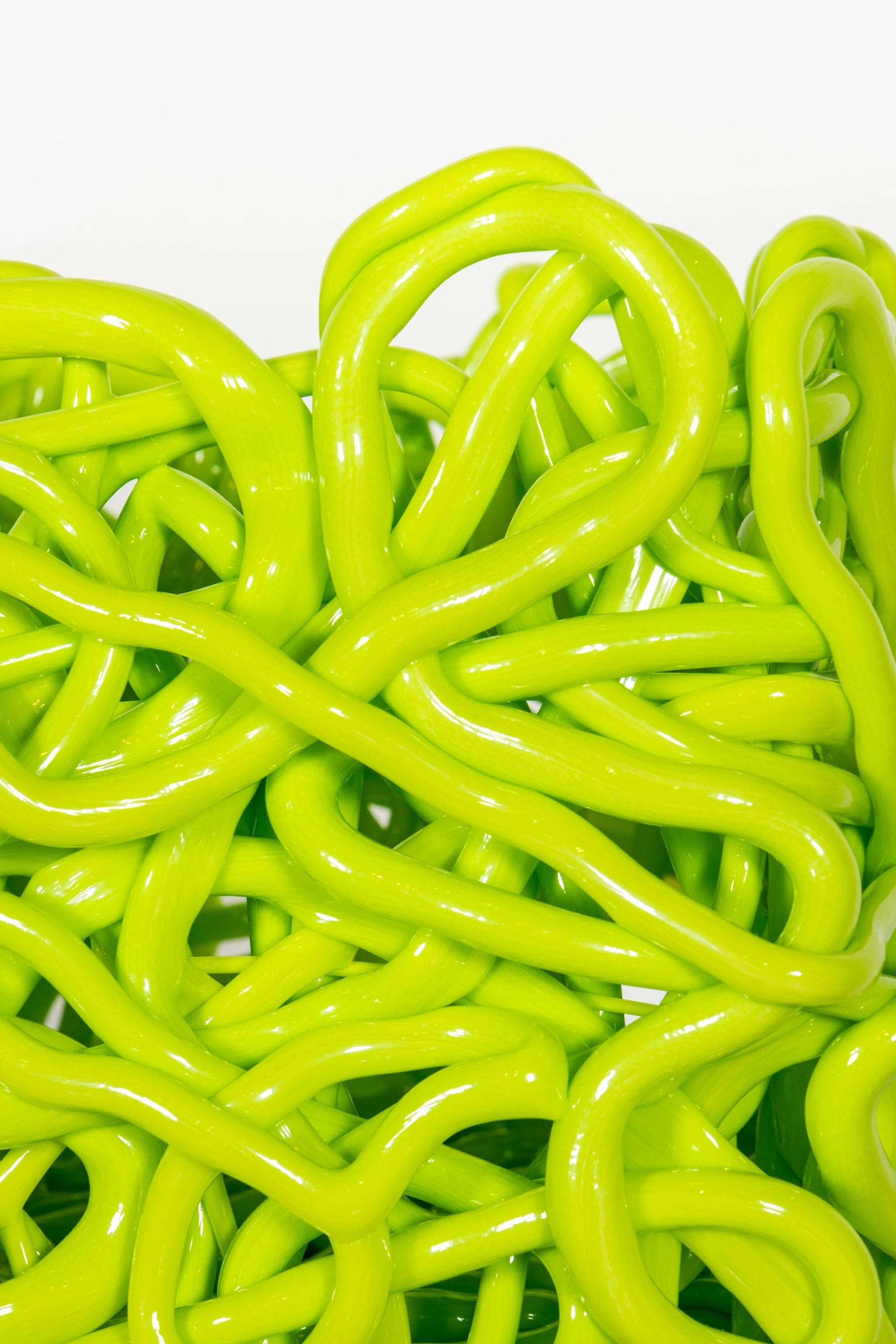Italiano Cestino quadrato Meritalia SENZAFINE, Medium / Greene & Greene di Gaetano Pesce in vendita