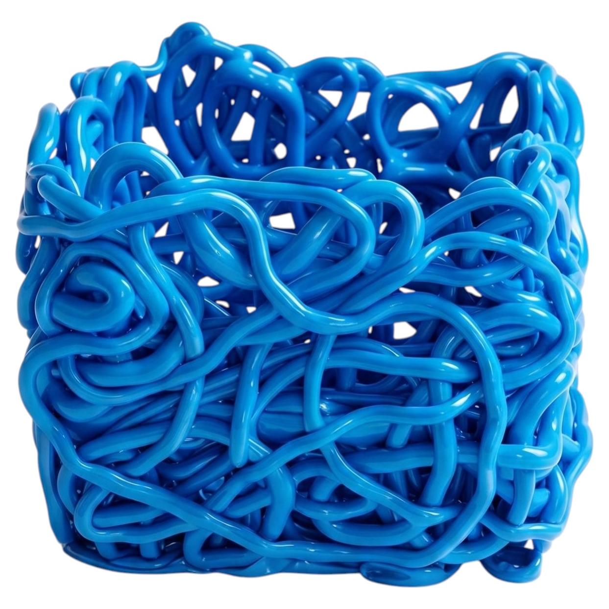 Meritalia Senzafine Square Basket Medium Vase - Storage basket by Gaetano Pesce