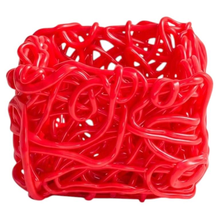 Meritalia Senzafine Square Basket Medium Vase - Storage basket by Gaetano Pesce