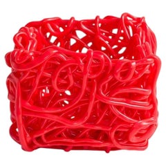 Meritalia Senzafine Square Basket Medium Vase - Storage basket by Gaetano Pesce