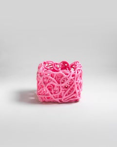 Meritalia Senzafine Square Basket Medium Vase - Storage basket by Gaetano Pesce