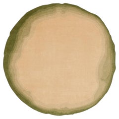 Meritalia with cc–tapis "Horizon" Handtufted Round Rug / Carpet - Forest/Pink