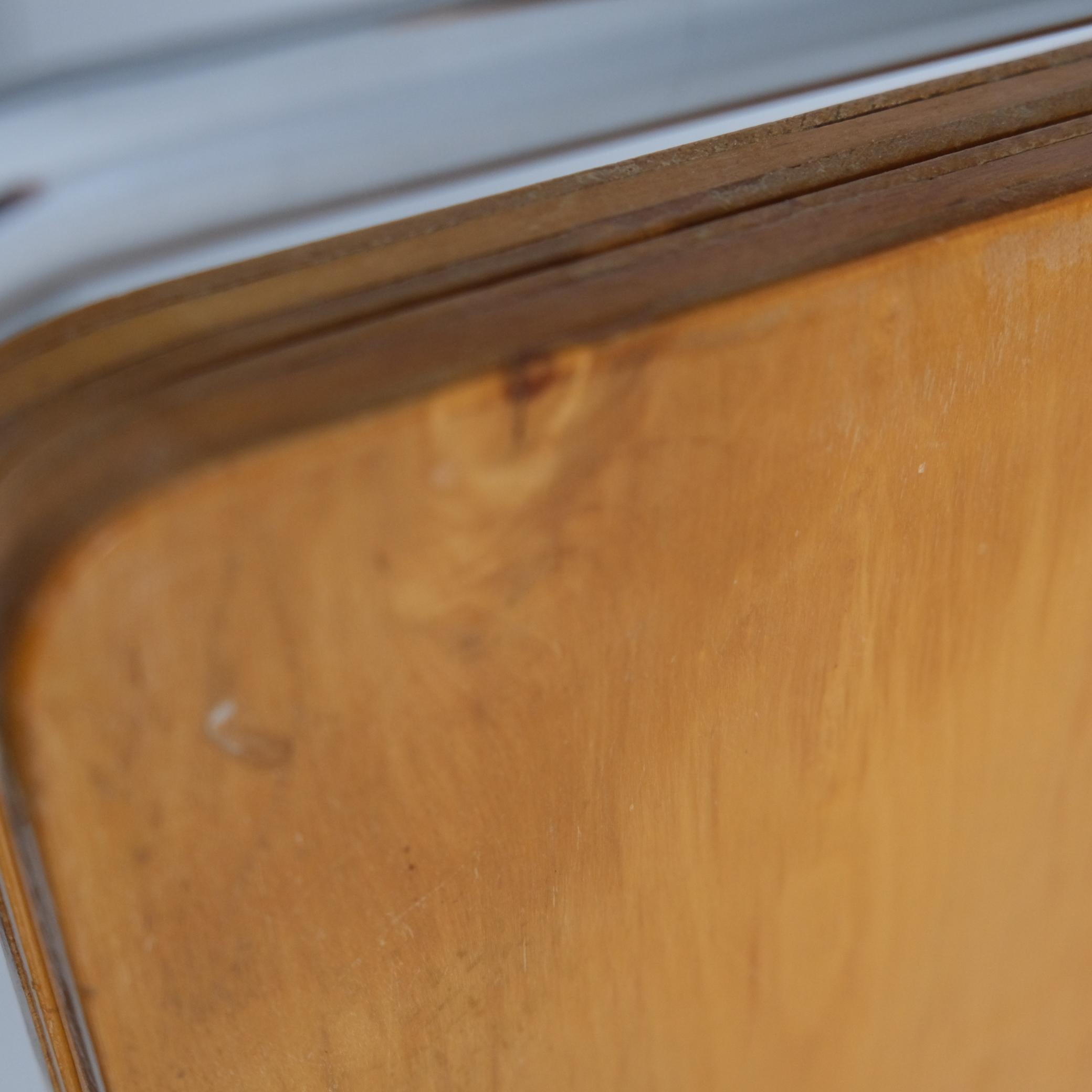 Valet de chambre et presse à pantalons Merivaara en bouleau et acier tubulaire, Finlande, années 1940 en vente 7