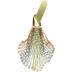 Crochet en laiton moucheté - face droite