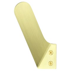 Merkled Brass Hook - Small - Left Facing