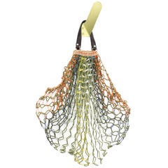 Merkled Brass Hook - Small - Right Facing