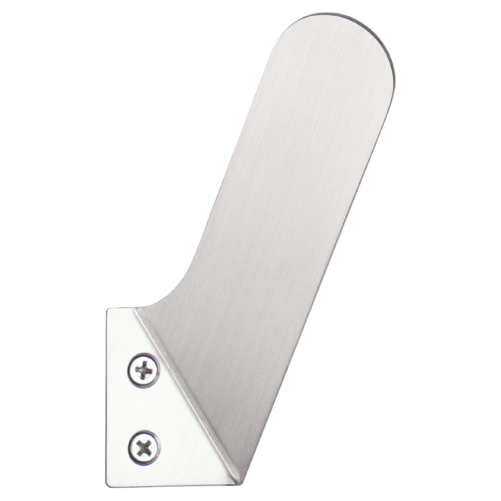 Merkled Stainless Hook - Small - Right Facing