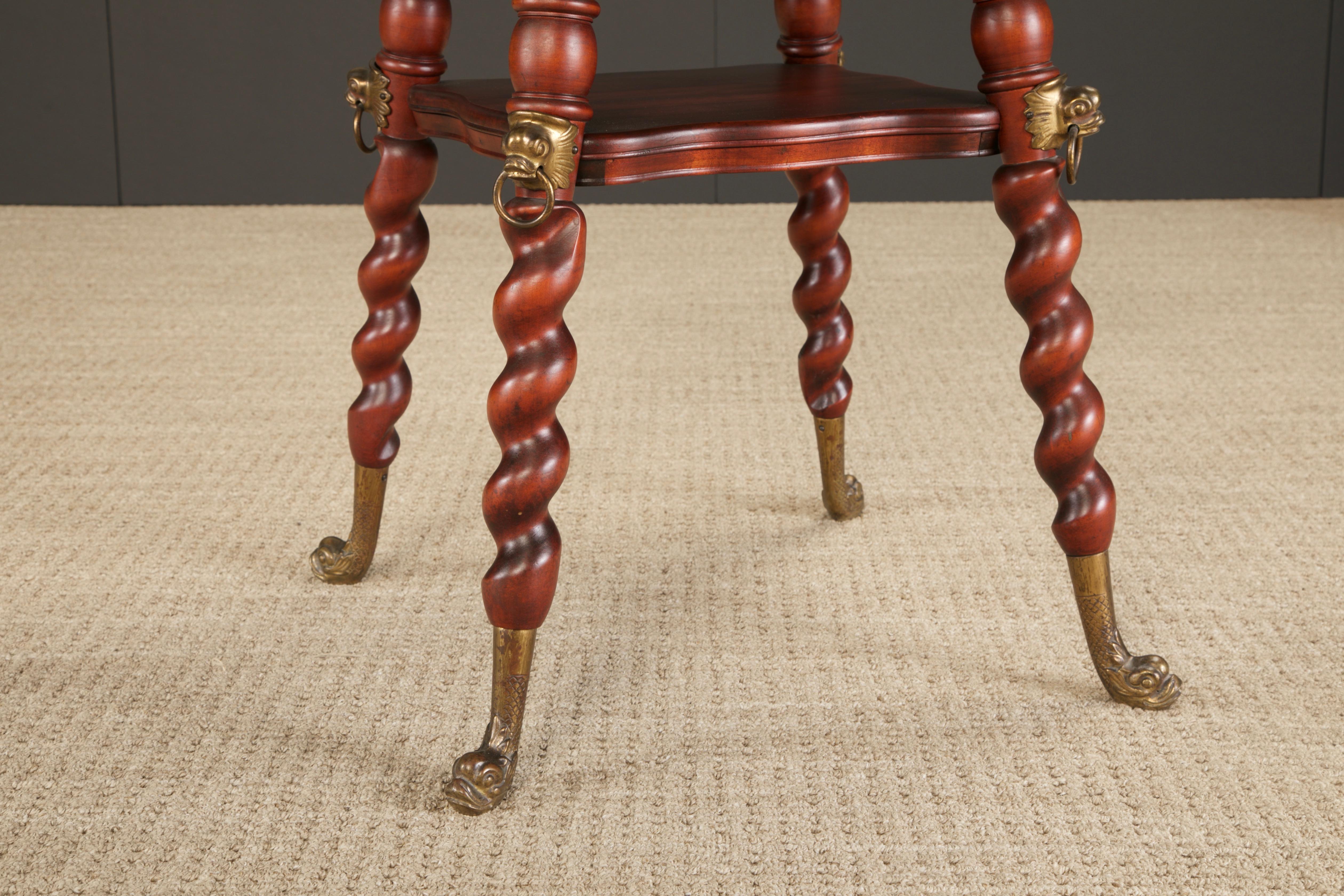 Merklen Brothers Antiker viktorianischer Mitteltisch, ca. 1880 New York, restauriert im Angebot 7