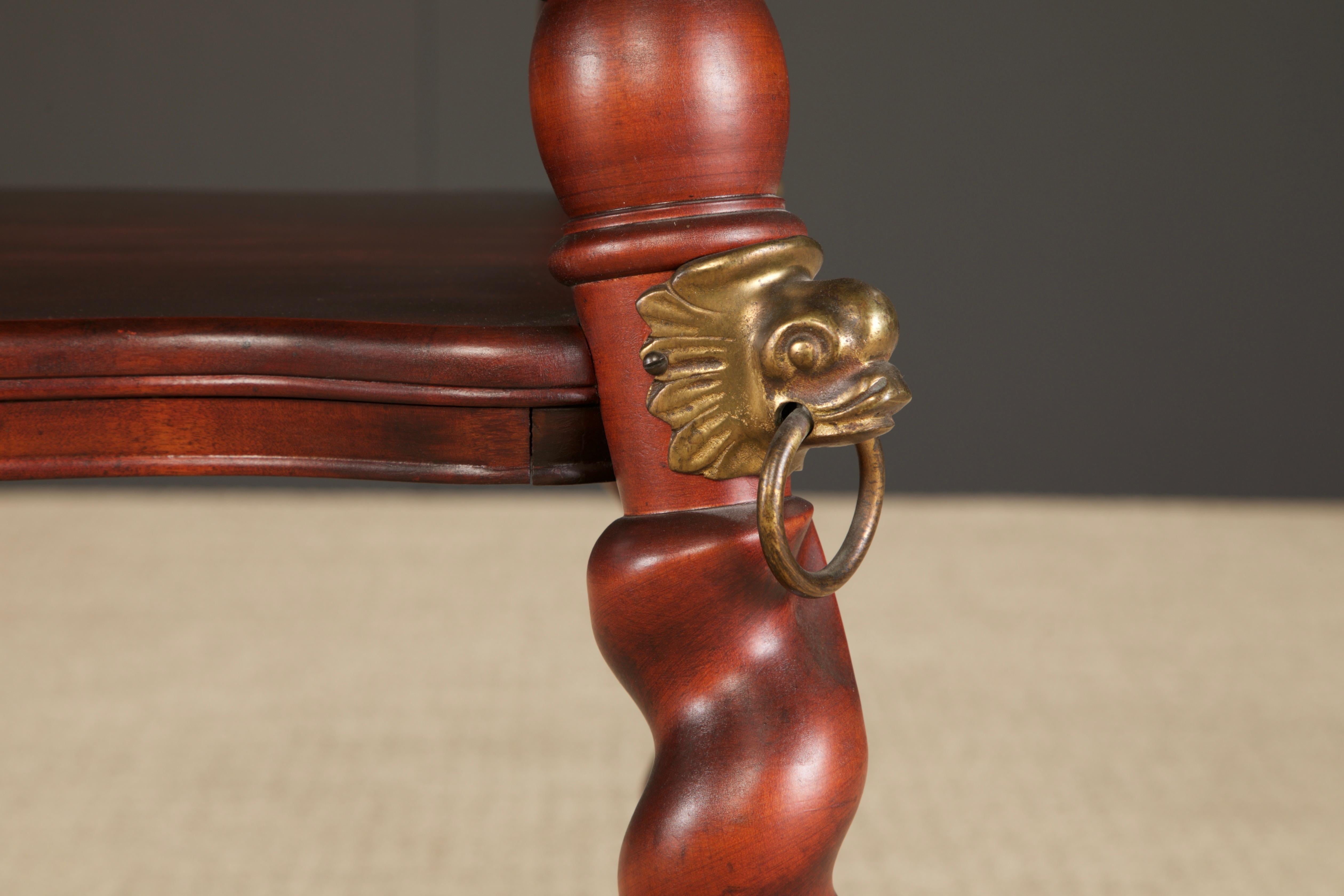 Merklen Brothers Antiker viktorianischer Mitteltisch, ca. 1880 New York, restauriert im Angebot 2