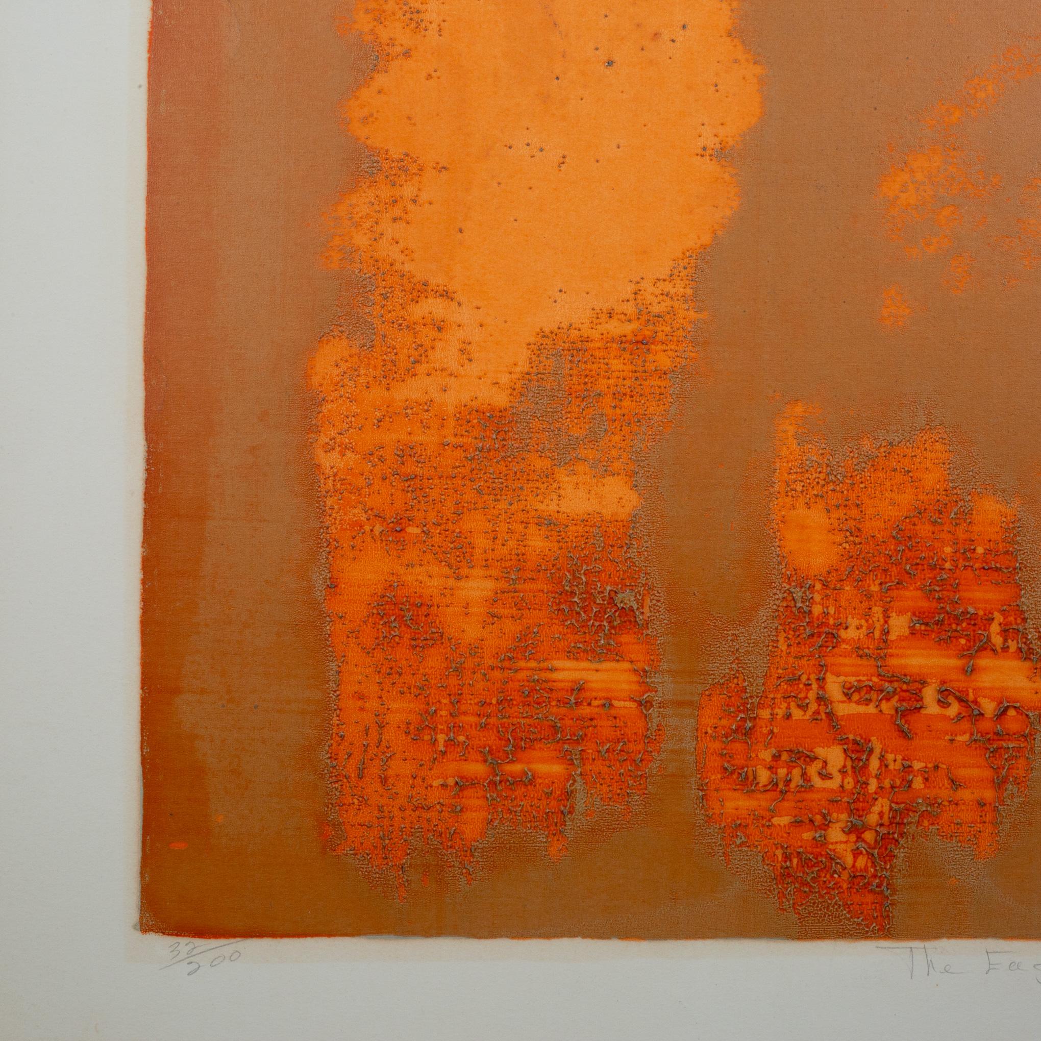 Merle Izard, the Eagle Cries, Limited Edition, Serigraph, Signed (20. Jahrhundert) im Angebot