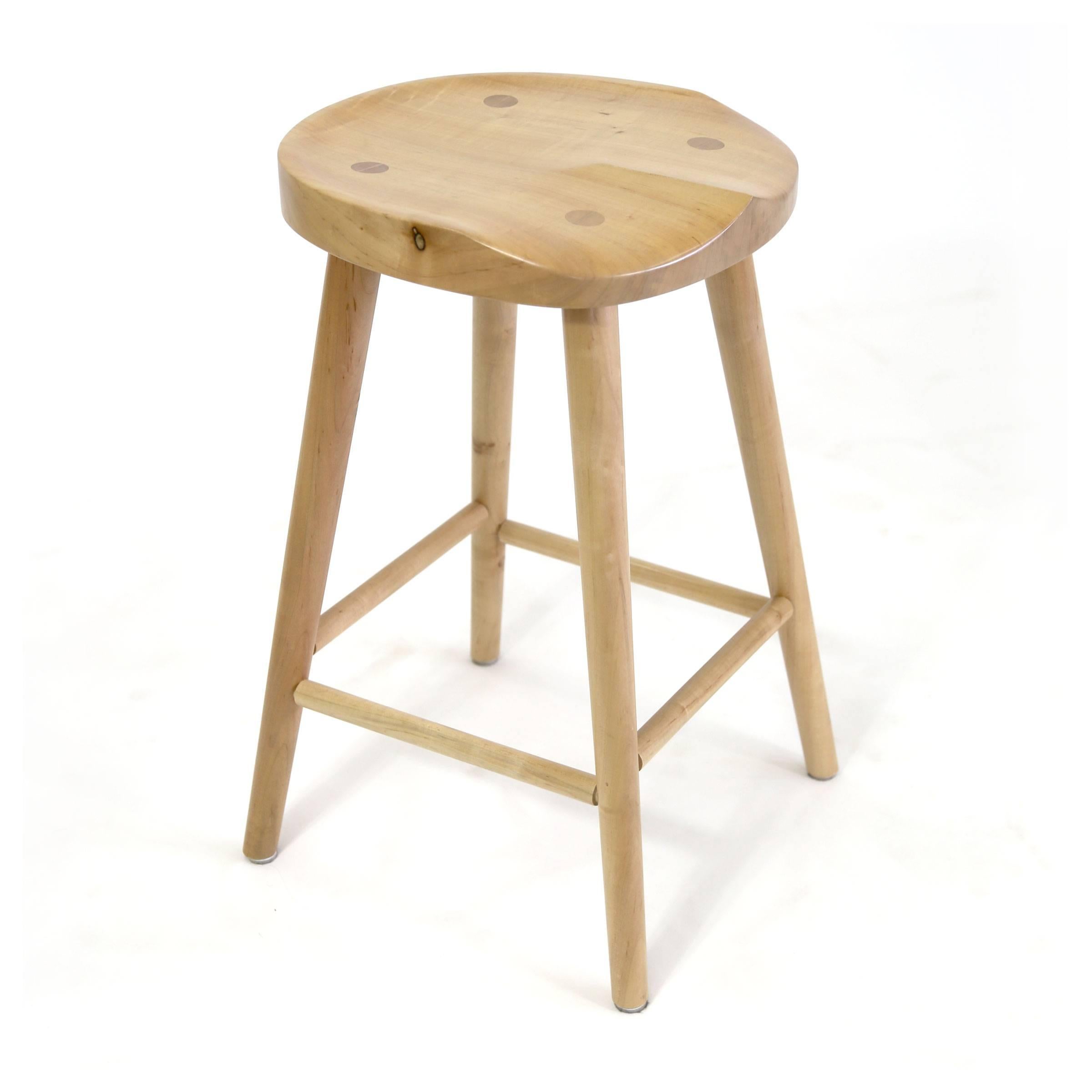 Merlin Ambrosia Maple Bar Stool, a Set of Six For Sale 6