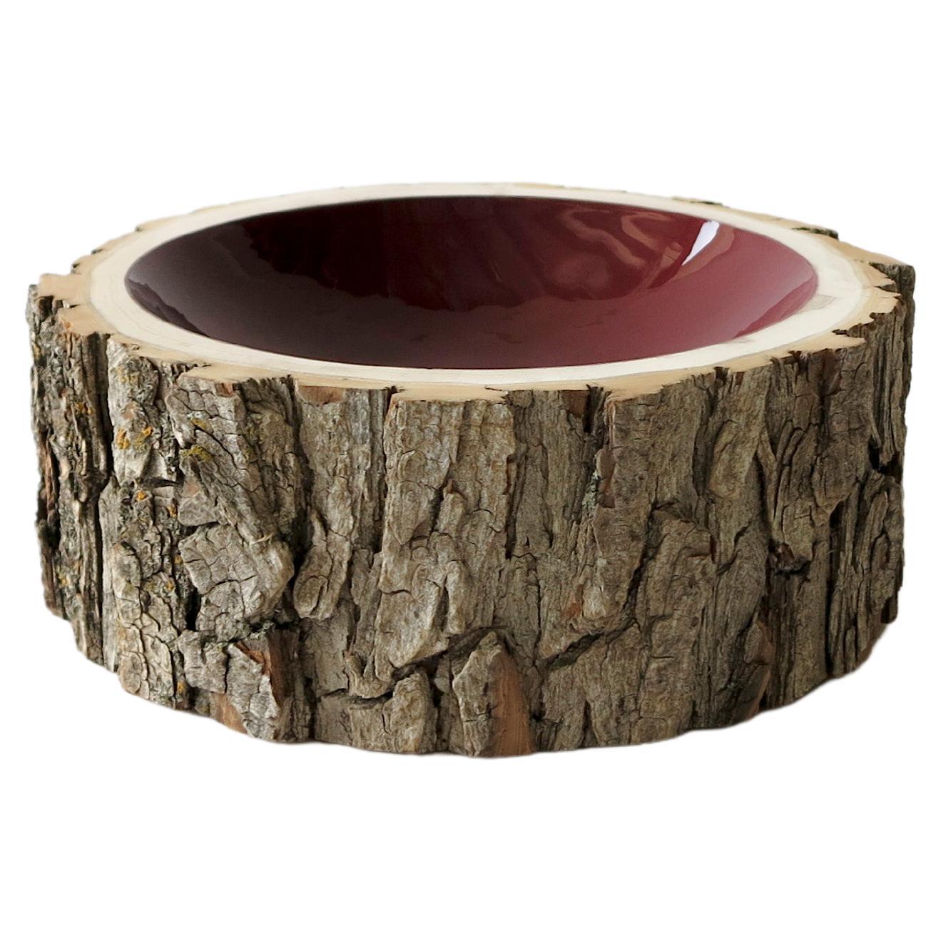 Merlot Size 9 Log Bowl by Loyal Loot Made to Order Made from Reclaimed Wood