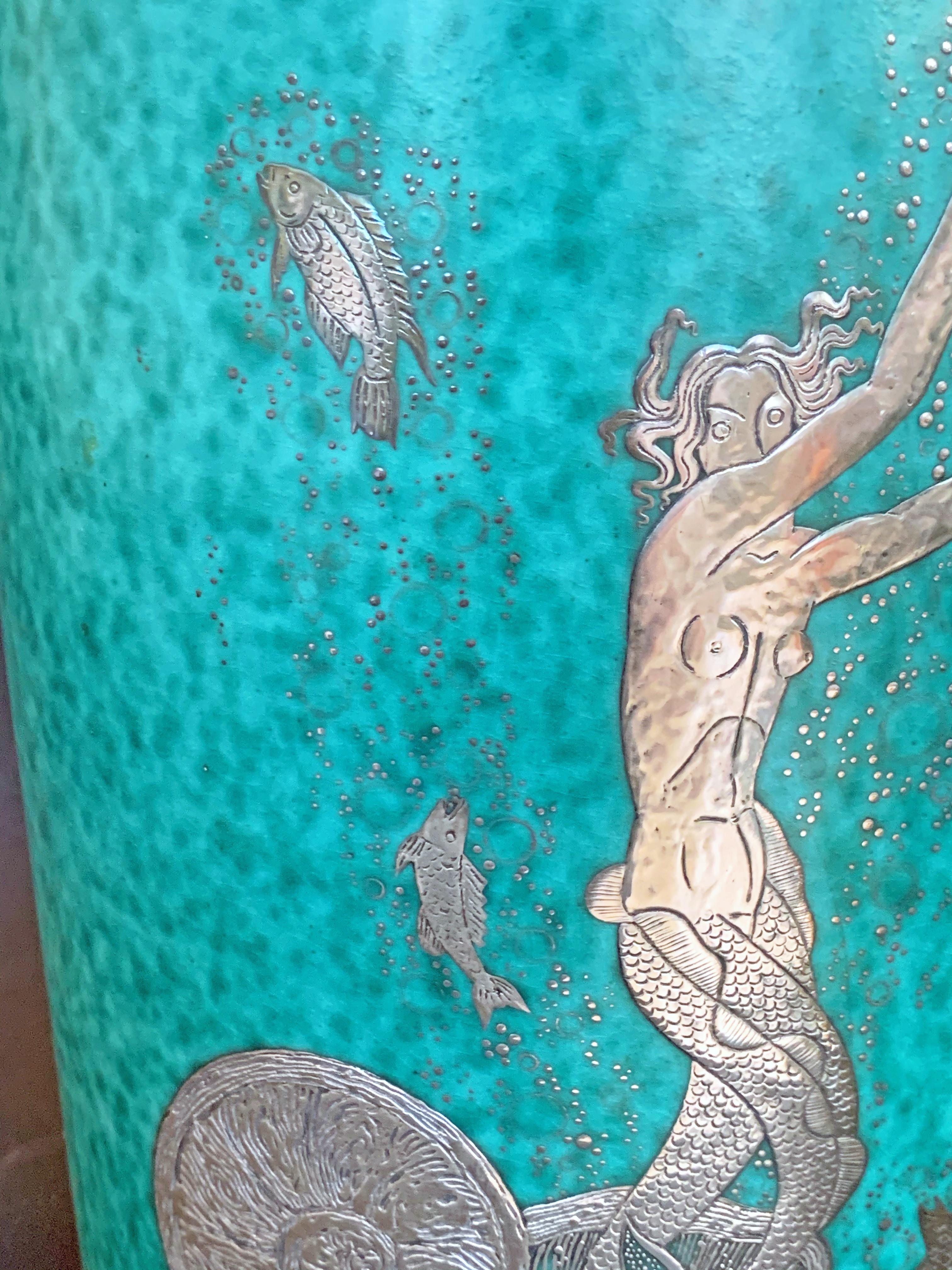 mermaid vase