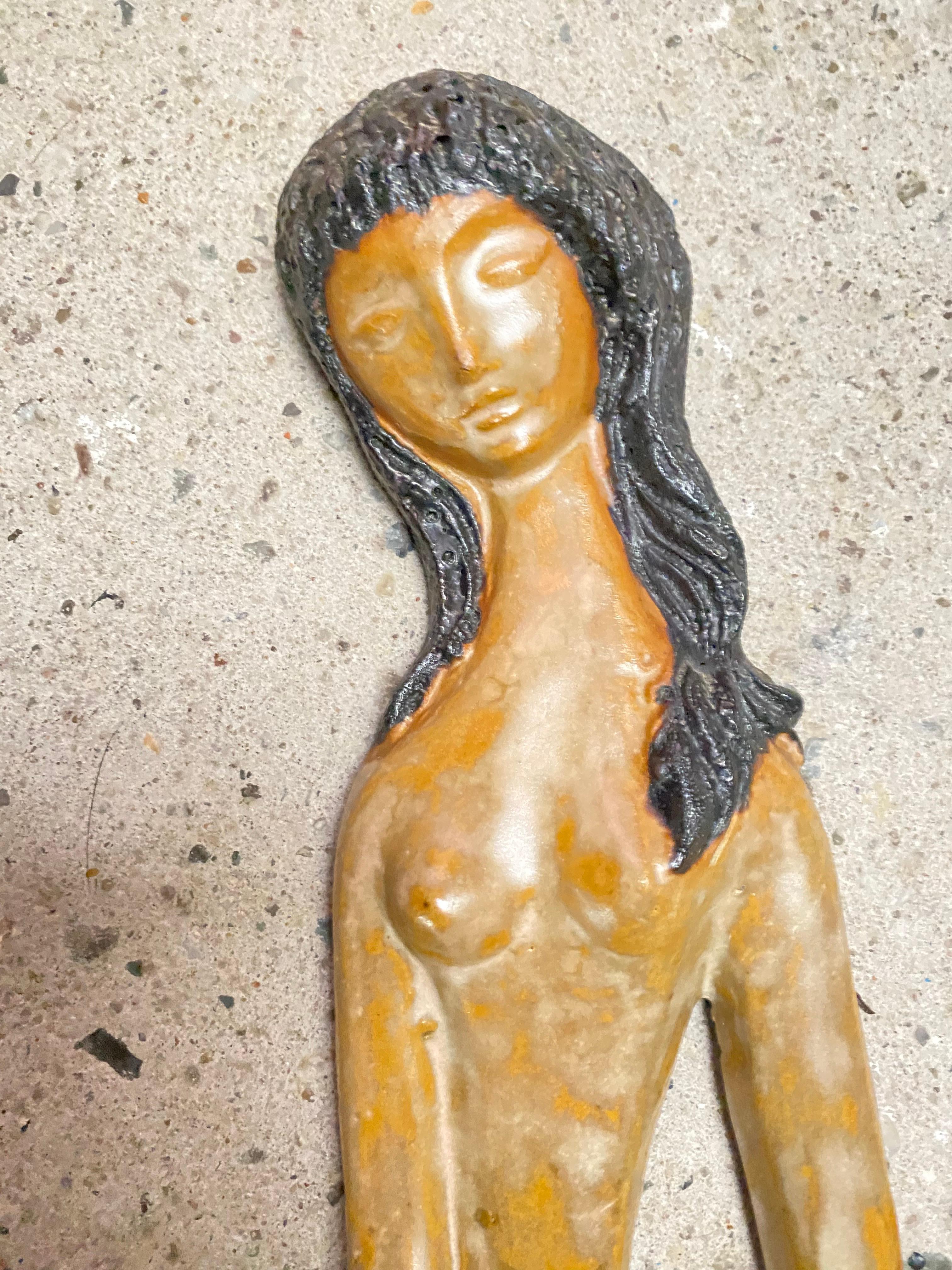 Ánfora de cerámica Sirena Bélgica de Rogier Vandeweghe, Bélgica en Bueno estado para la venta en Antwerp, BE
