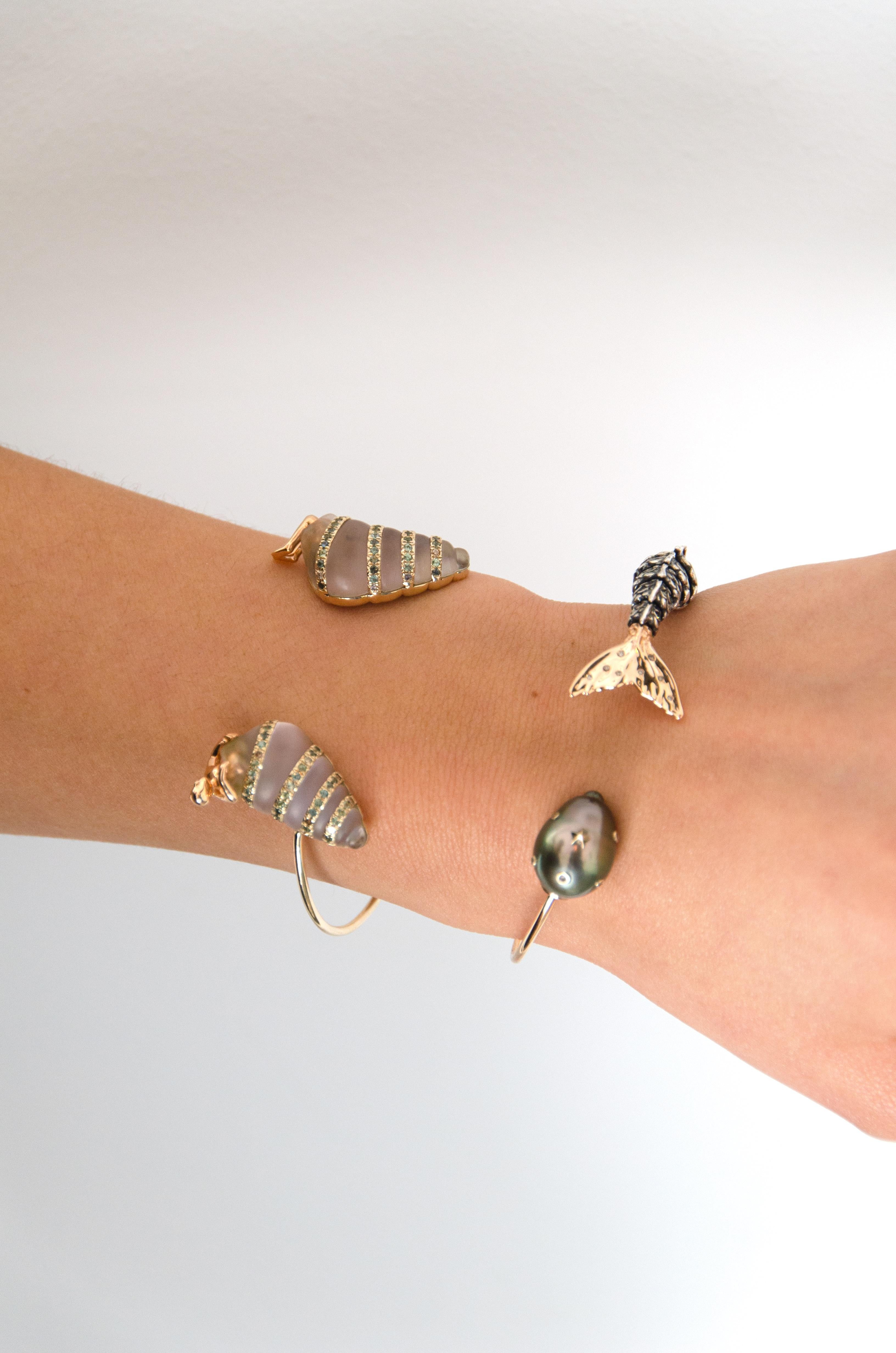 mermaid bangle bracelet