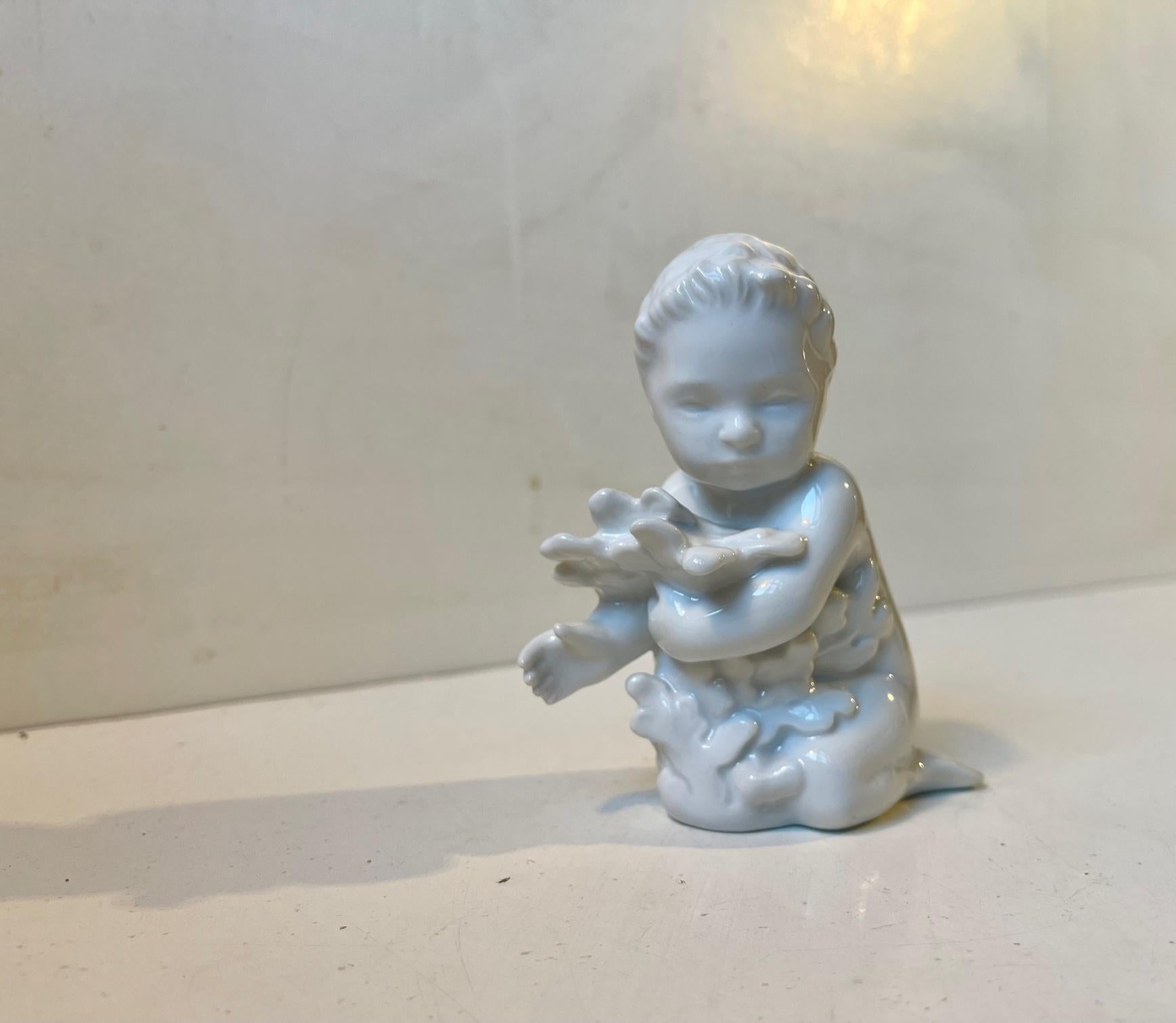 Meerjungfrauen-Nachwuchs Porzellanfiguren von Sadolin & Jespersen - Bing & Grøndahl im Zustand „Gut“ im Angebot in Esbjerg, DK
