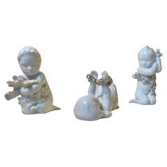 Mermaids Offspring Porcelain Figurines by Sadolin & Jespersen, Bing & Grøndahl