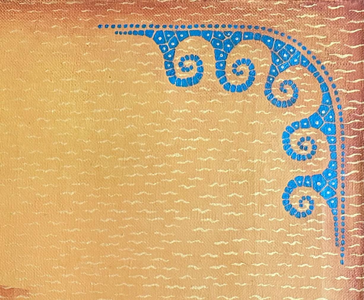 Óleo Contemporáneo sobre Lienzo Original  Pintura en pan de oro de madera, 
