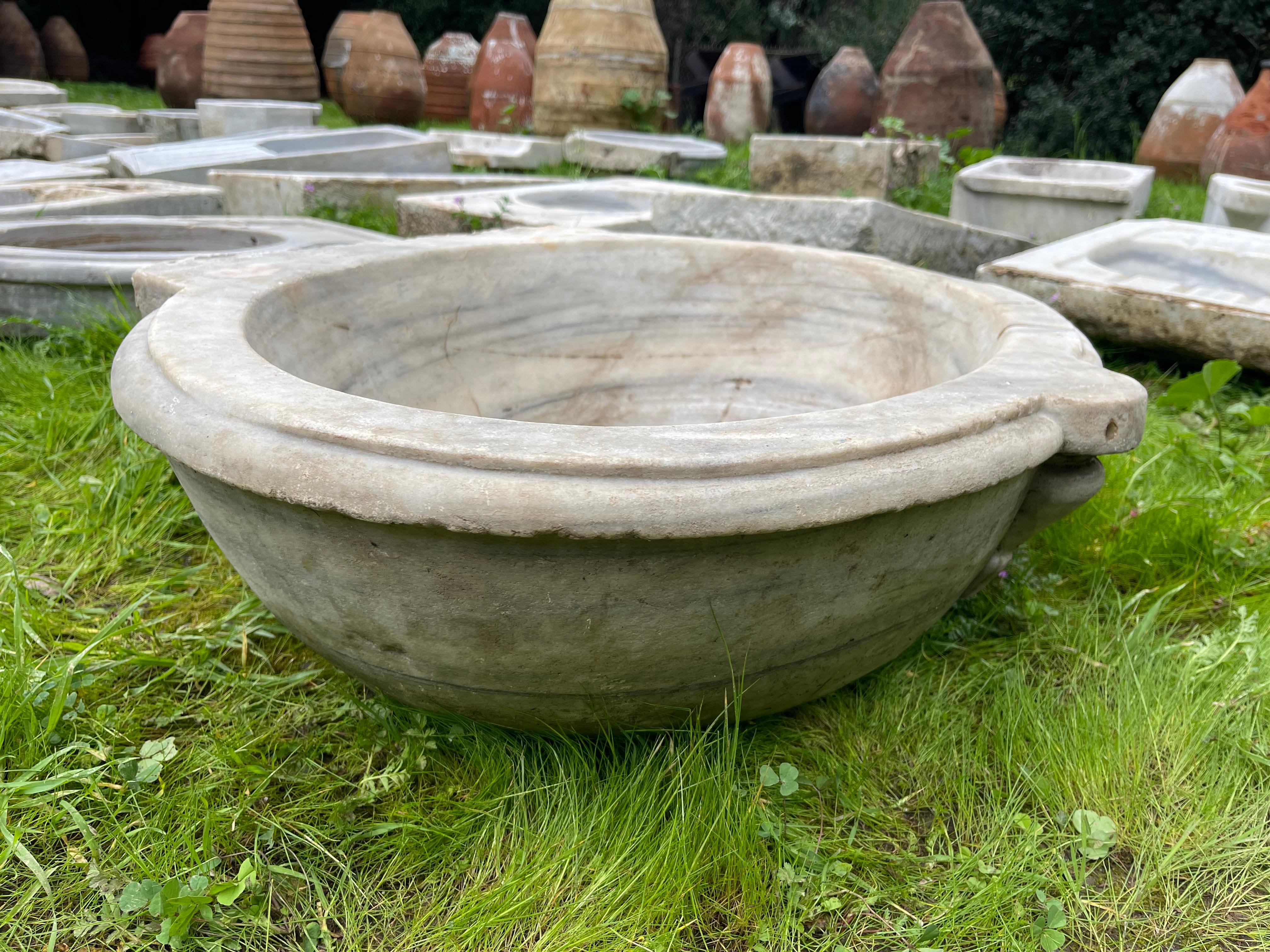 Greco Roman Mermer Lavabo (Ottoman Marble Sink) 0218 For Sale