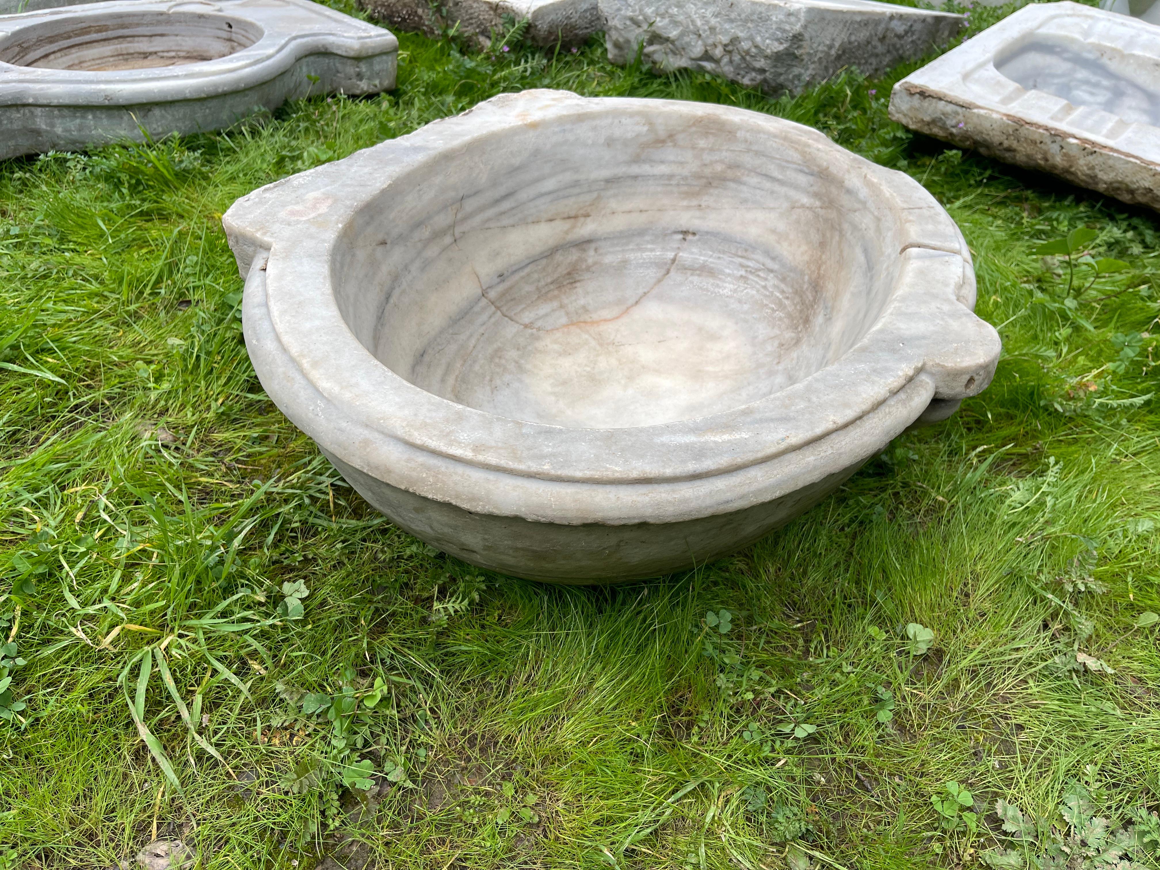Turkish Mermer Lavabo (Ottoman Marble Sink) 0218 For Sale