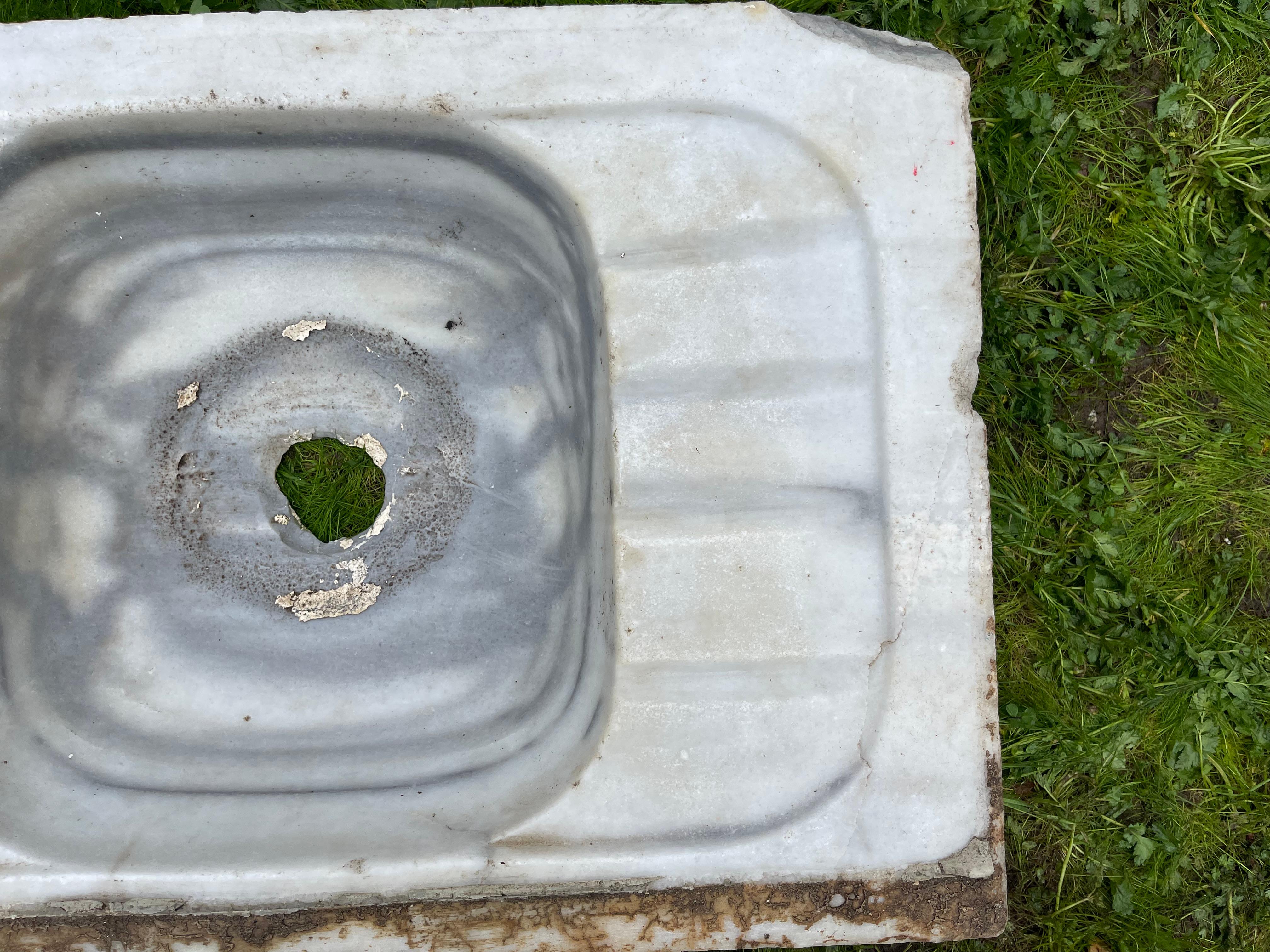 Mermer Lavabo (Ottoman Marble Sink) 0227 For Sale 3