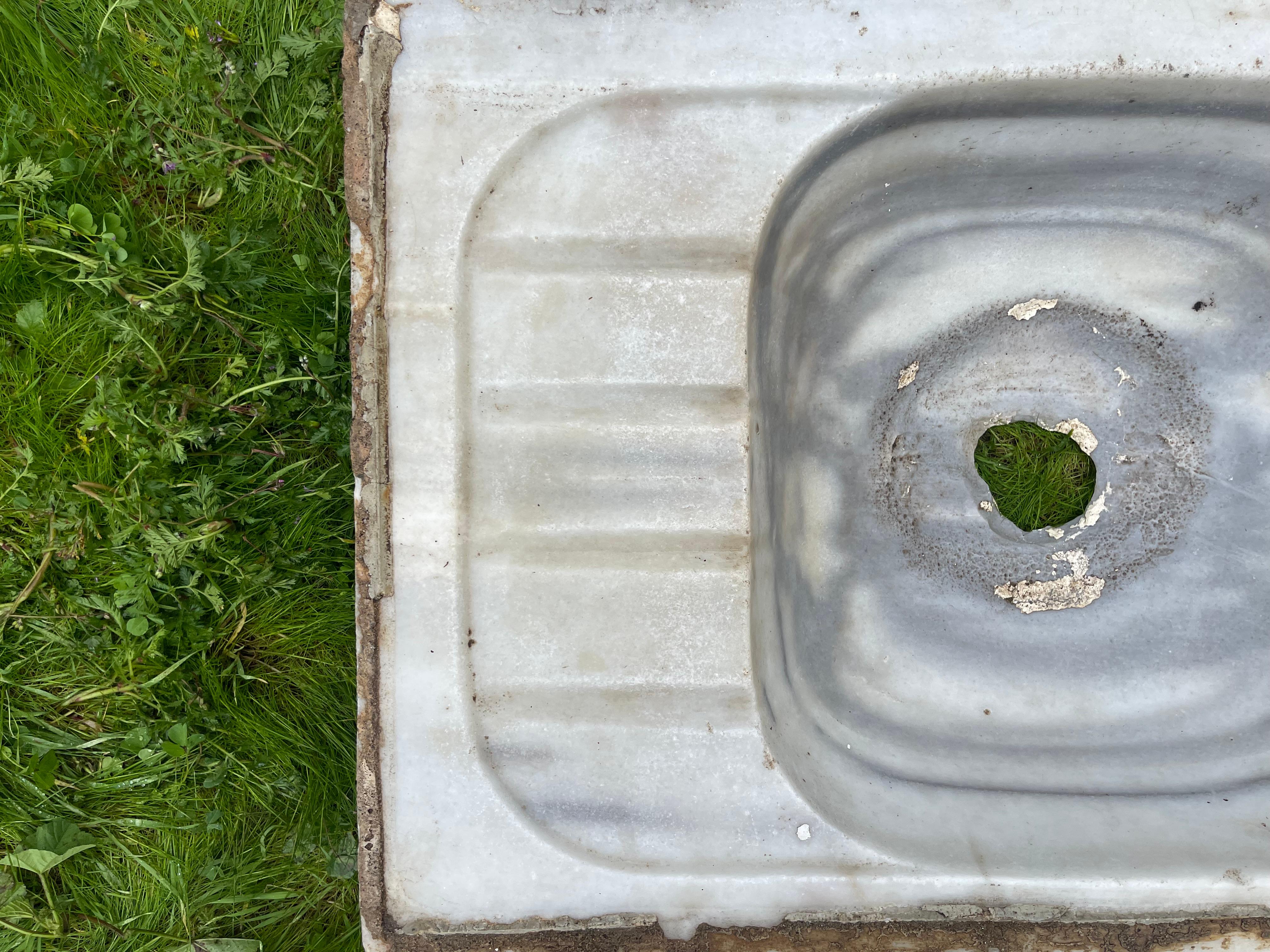 Mermer Lavabo (Ottoman Marble Sink) 0227 For Sale 4