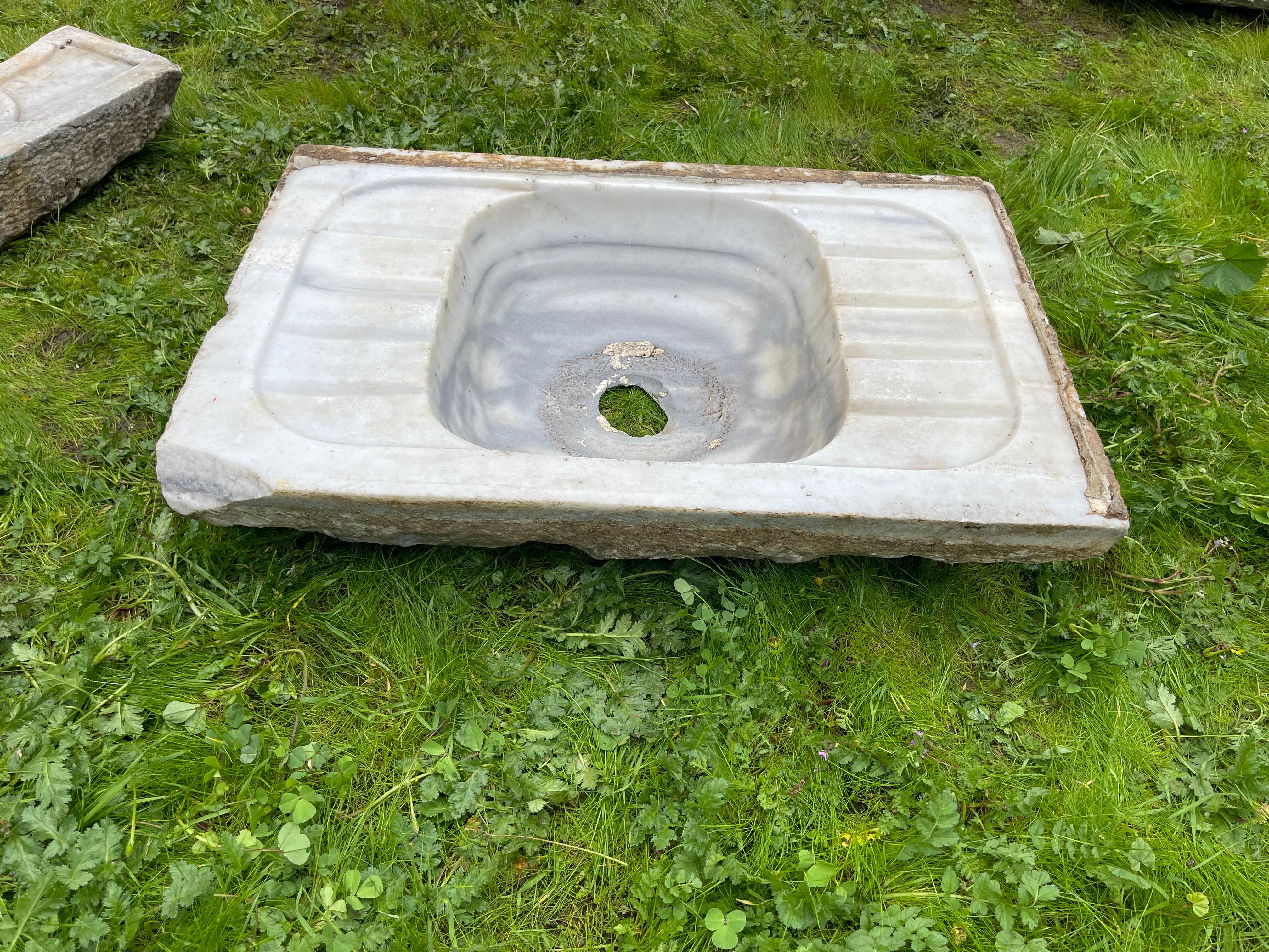 Mermer Lavabo (Ottoman Marble Sink) 0227 For Sale 1