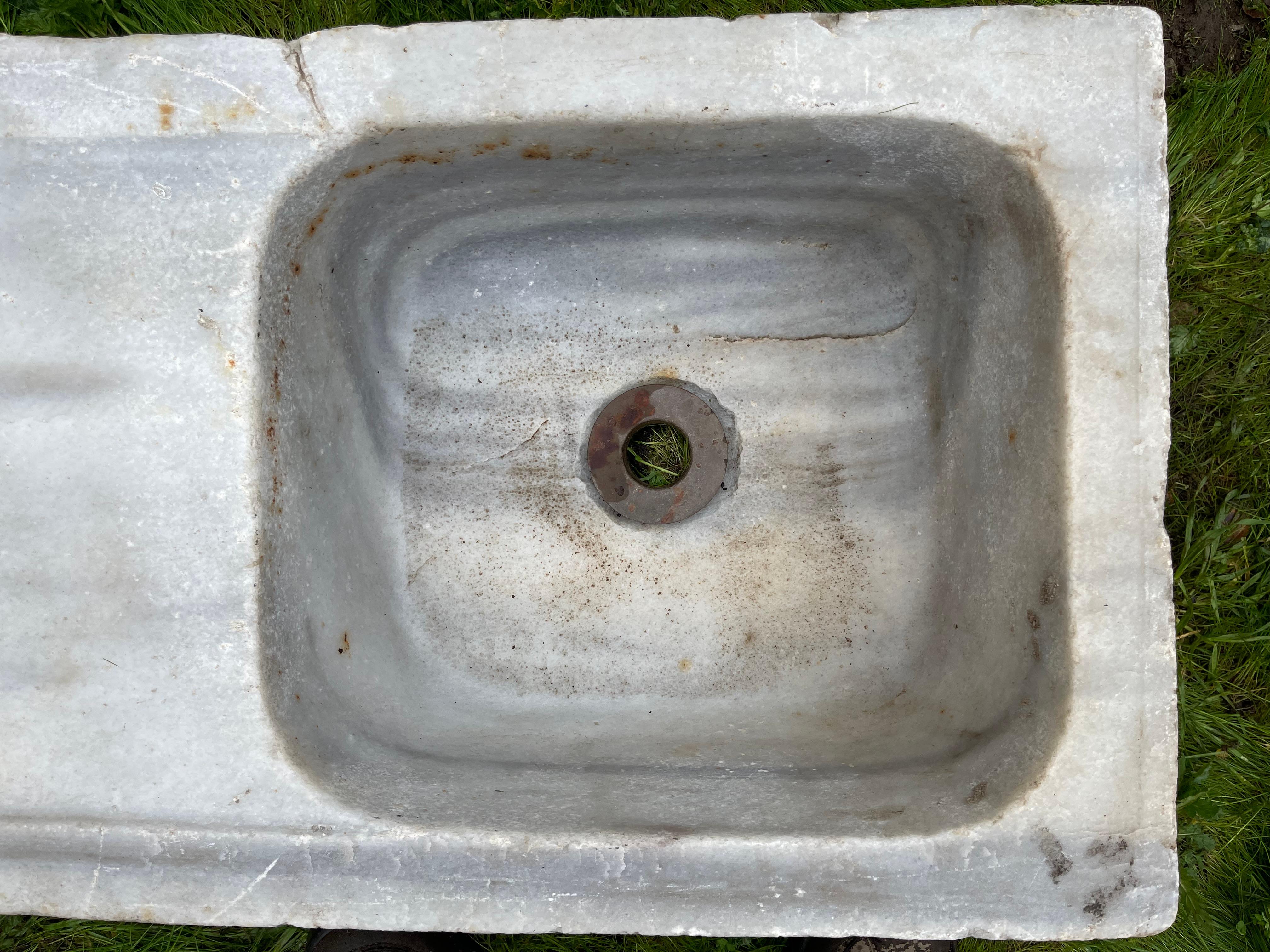 Mermer Lavabo (Lavello Ottomano in Marmo) 0228 in vendita 9