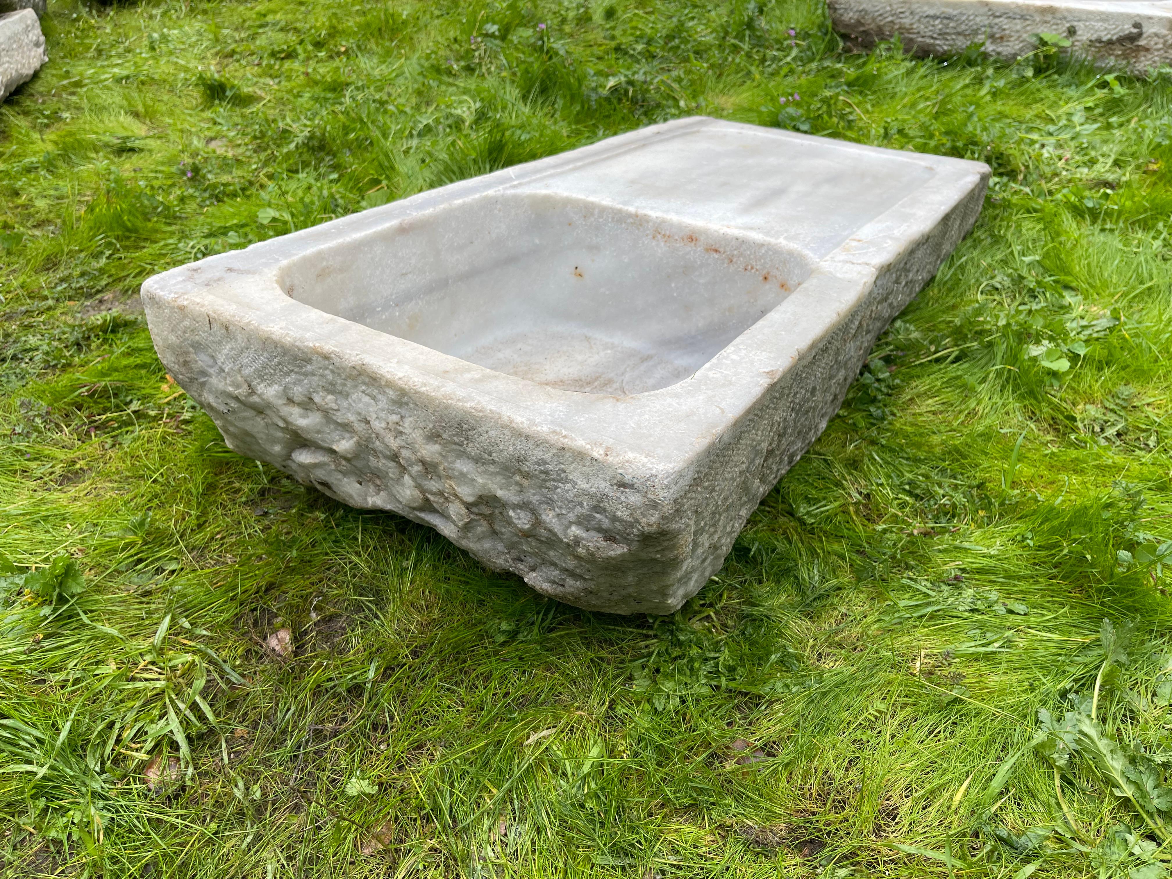 Greco-romano Mermer Lavabo (Lavello Ottomano in Marmo) 0228 in vendita