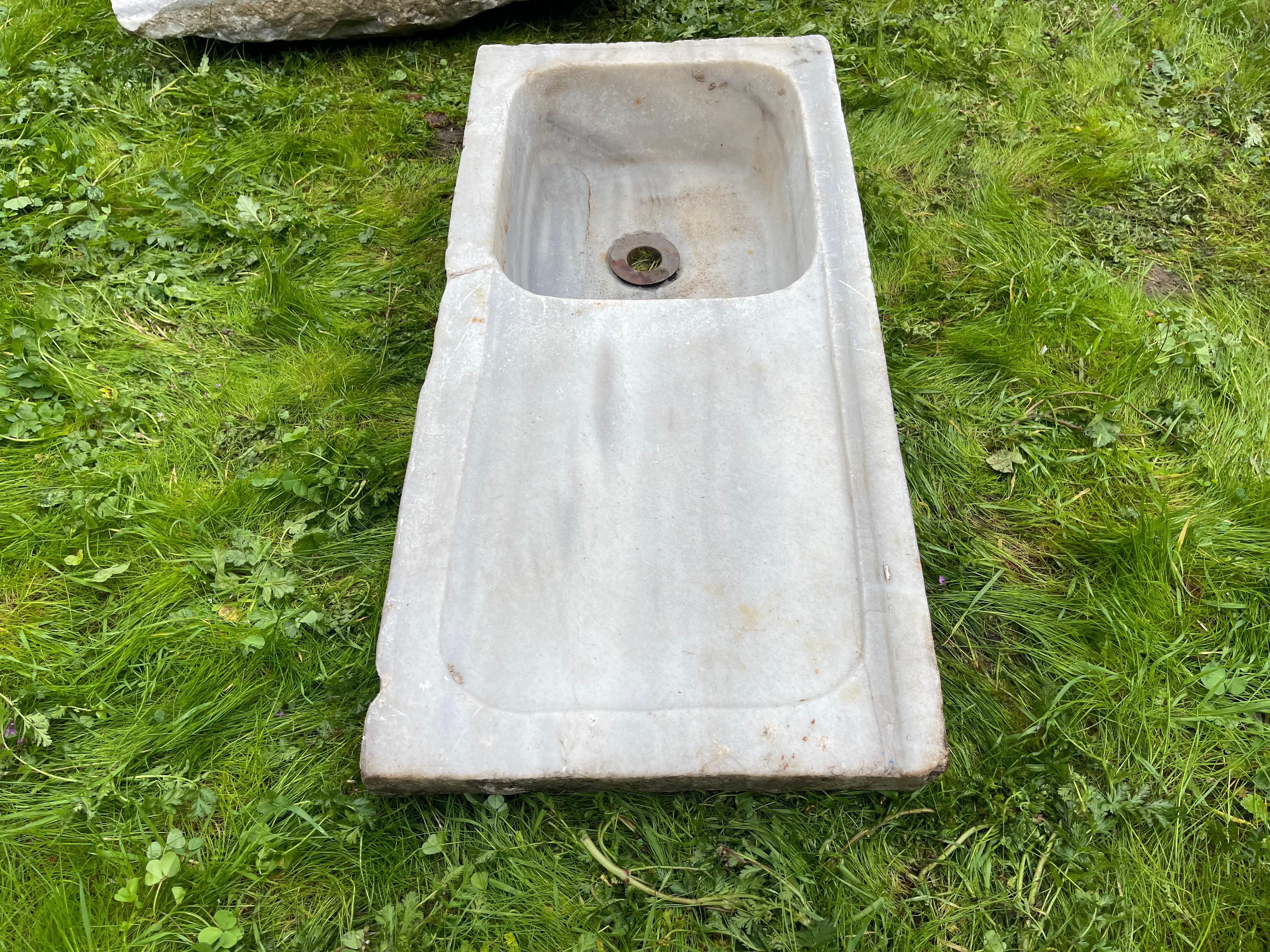 Fatto a mano Mermer Lavabo (Lavello Ottomano in Marmo) 0228 in vendita