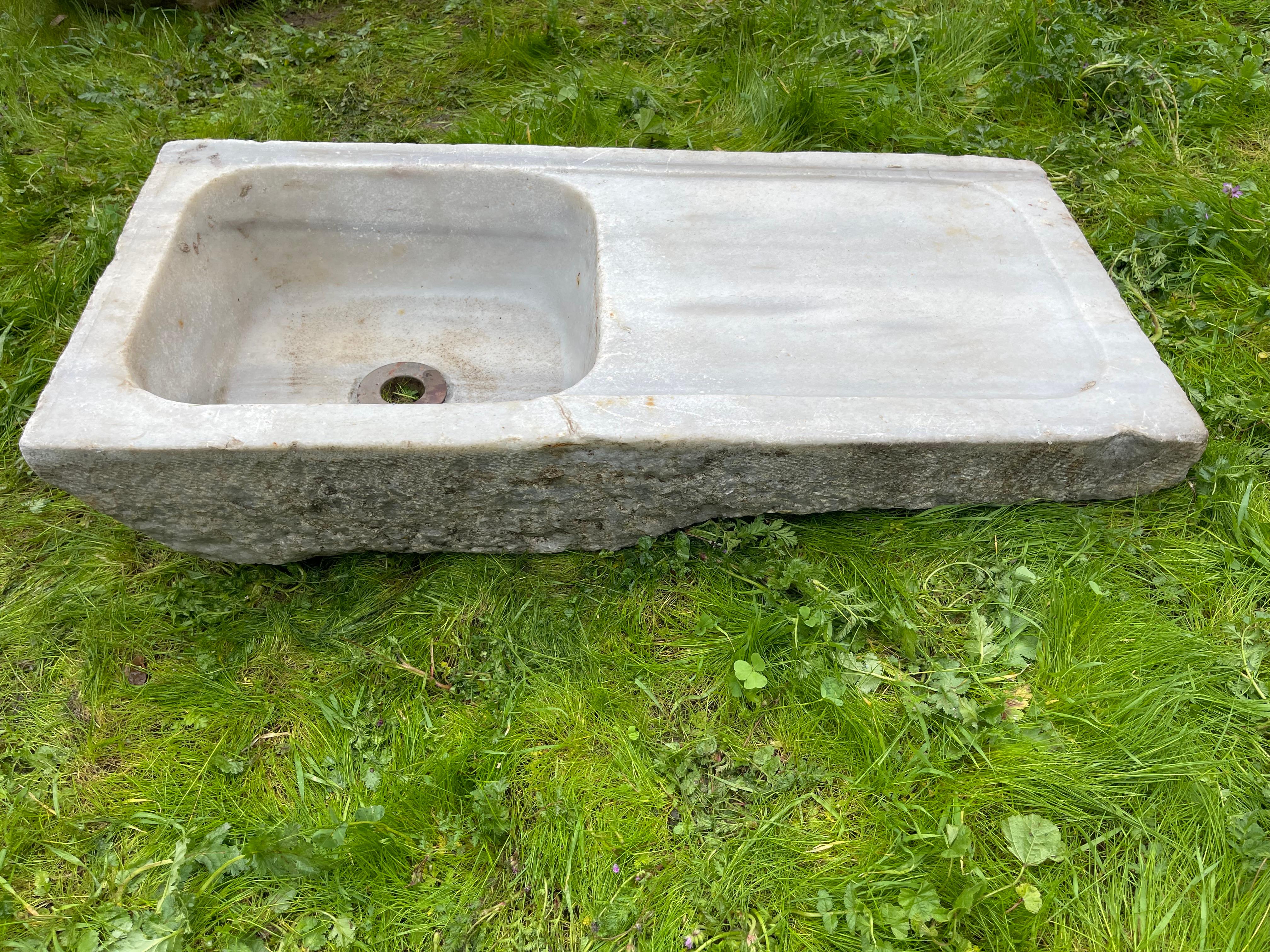Mermer Lavabo (Lavello Ottomano in Marmo) 0228 in vendita 1