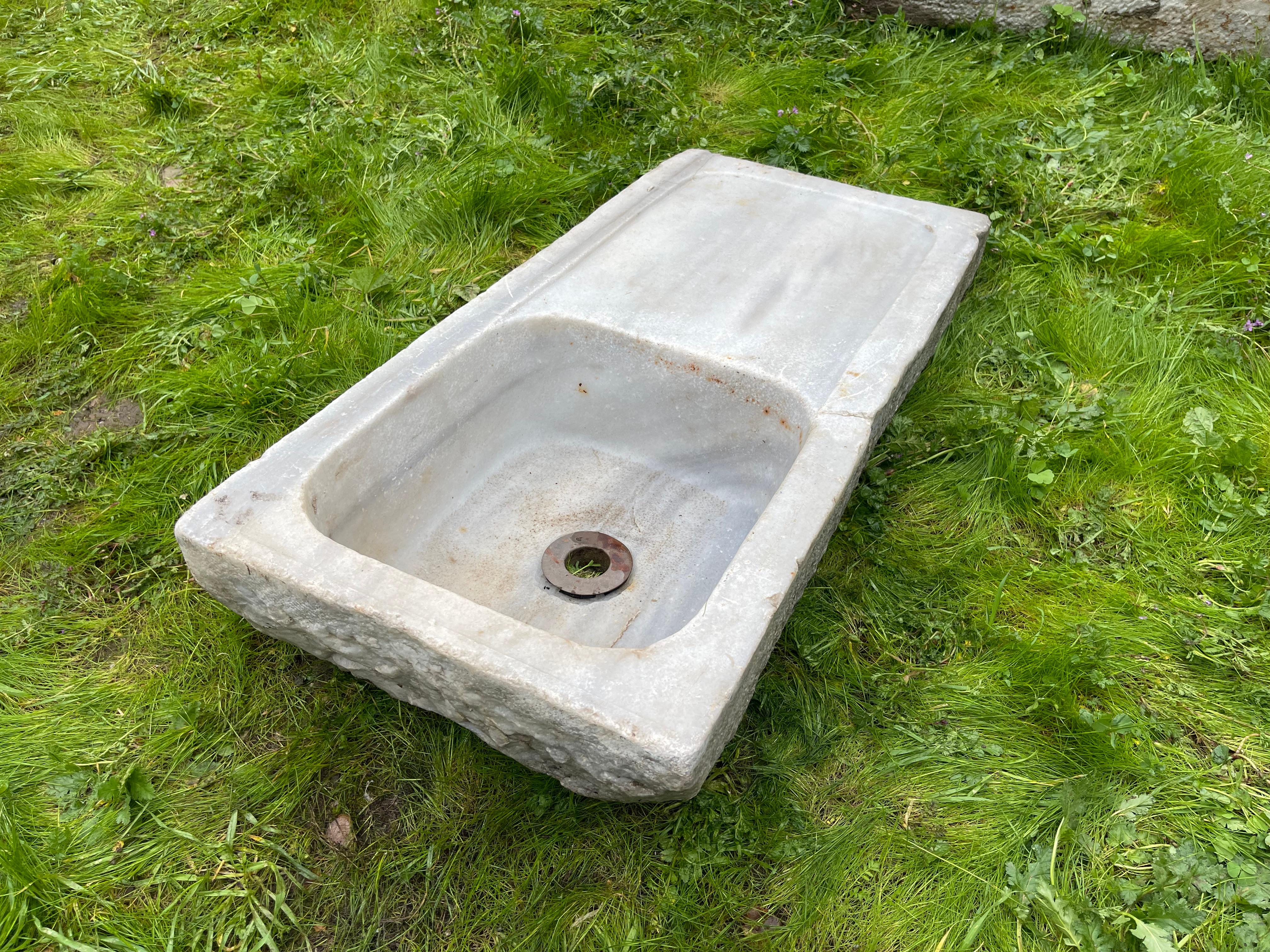 Mermer Lavabo (Lavello Ottomano in Marmo) 0228 in vendita 2