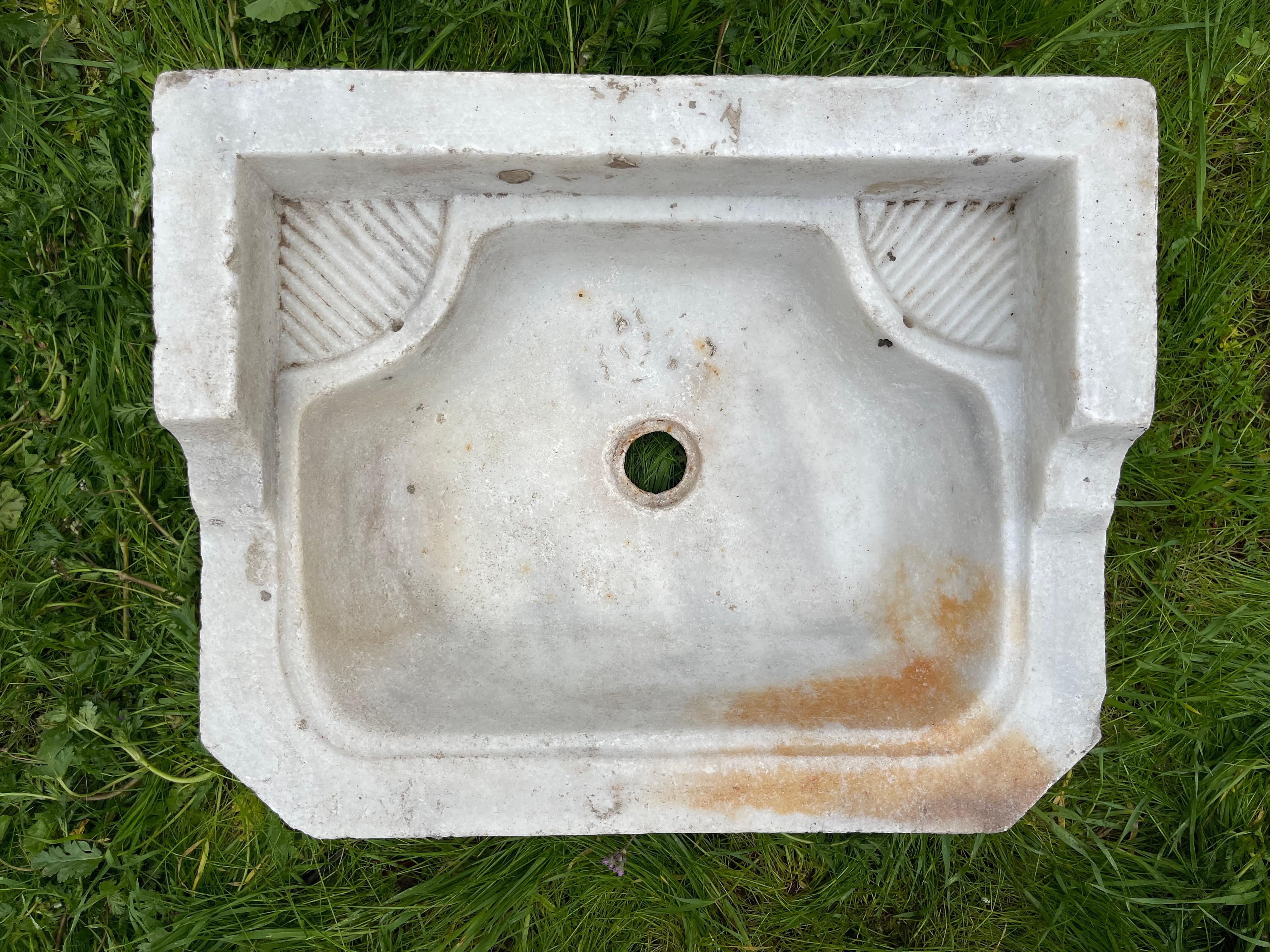 Greco Roman Mermer Lavabo (Ottoman Marble Sink) 0235 For Sale