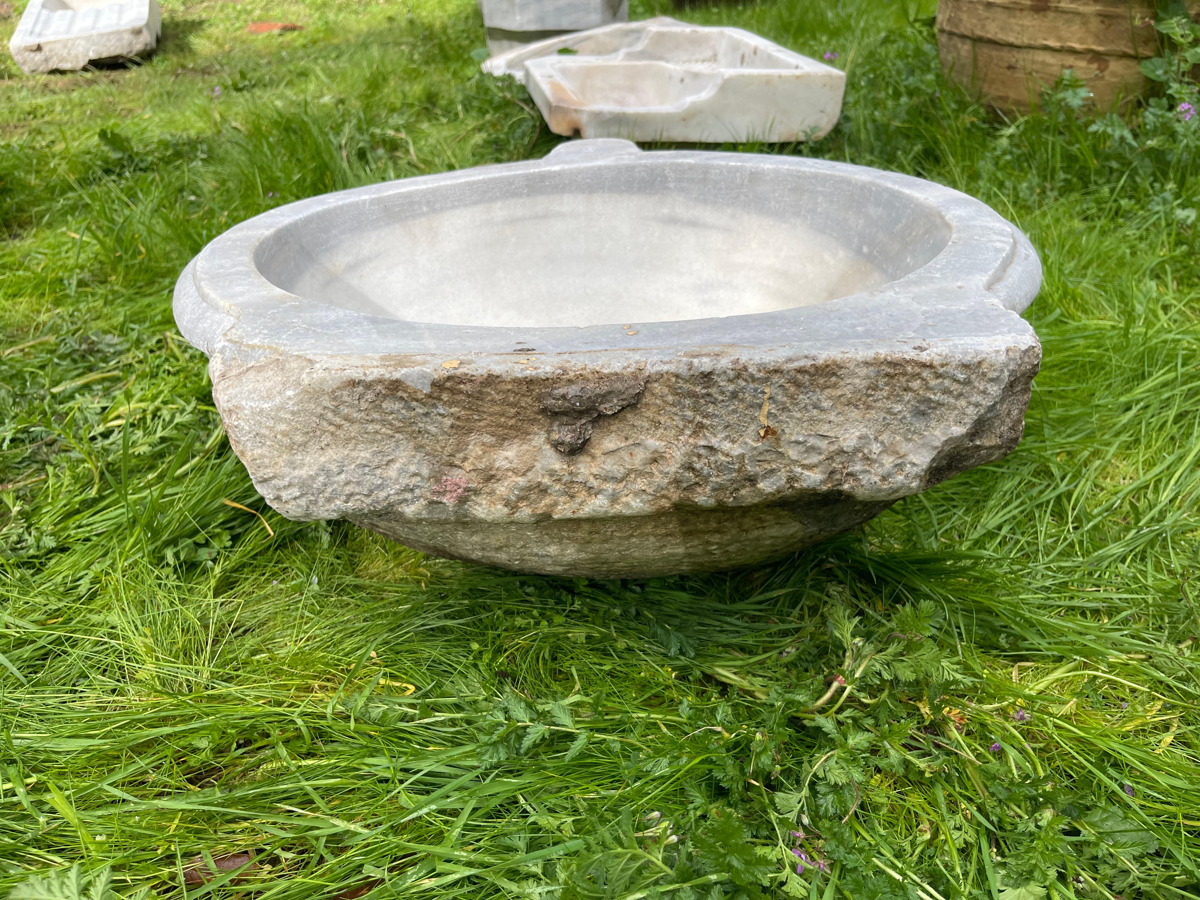 Mermer Lavabo (Ottoman Marble Sink) 0239 For Sale 7