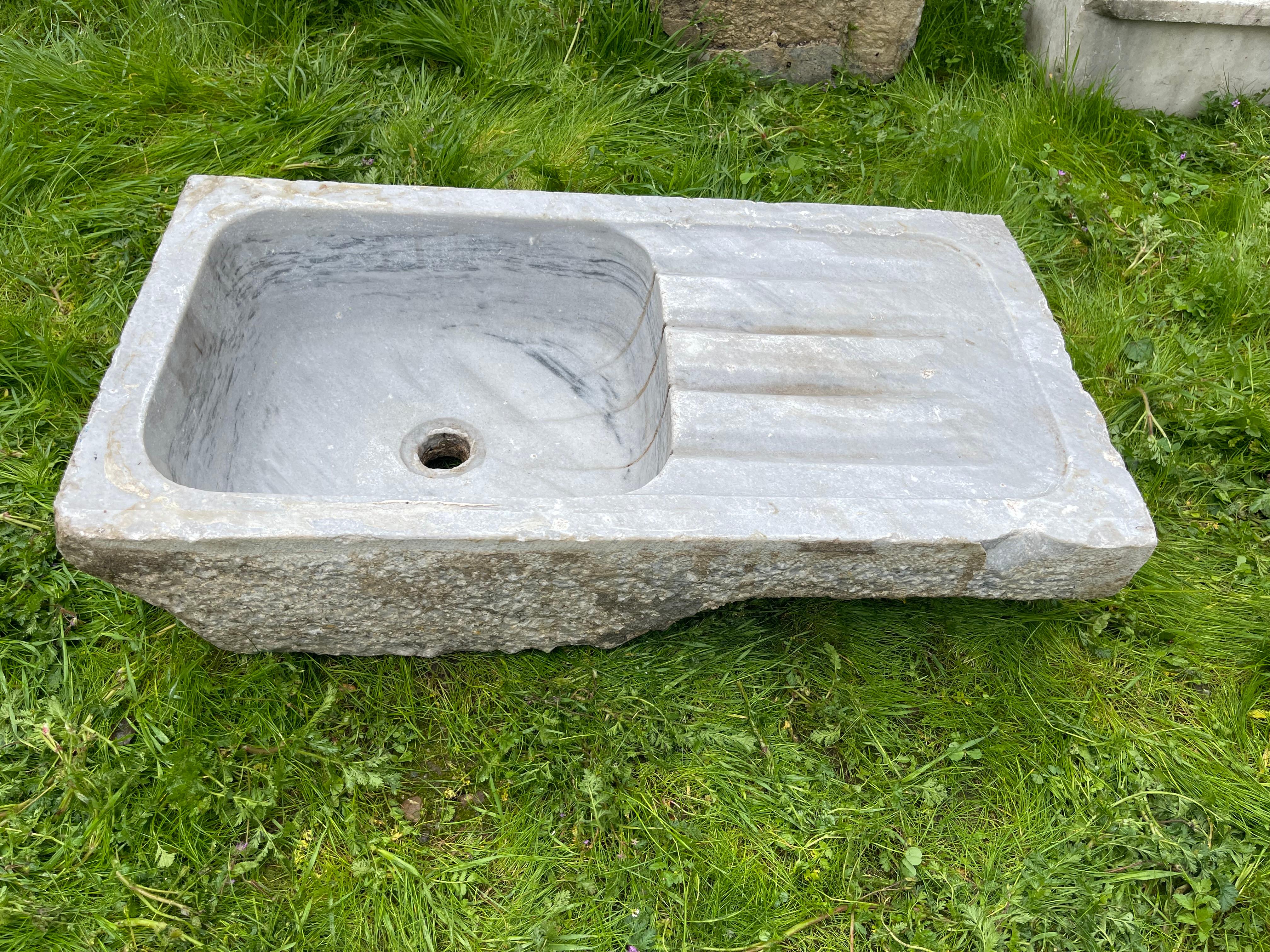Mermer Lavabo (Ottoman Marble Sink) 0251 For Sale 6