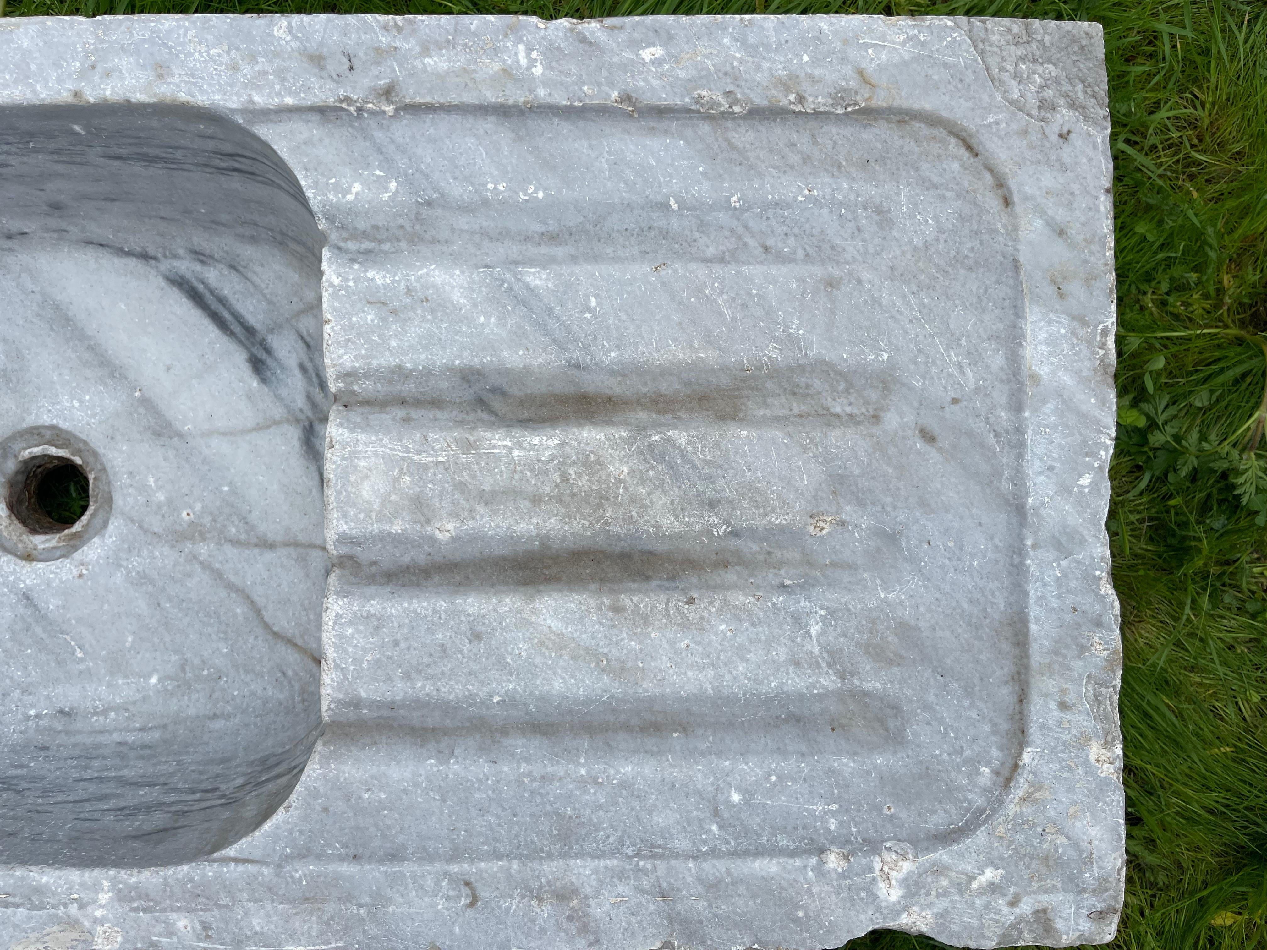 Mermer Lavabo (Ottoman Marble Sink) 0251 For Sale 11