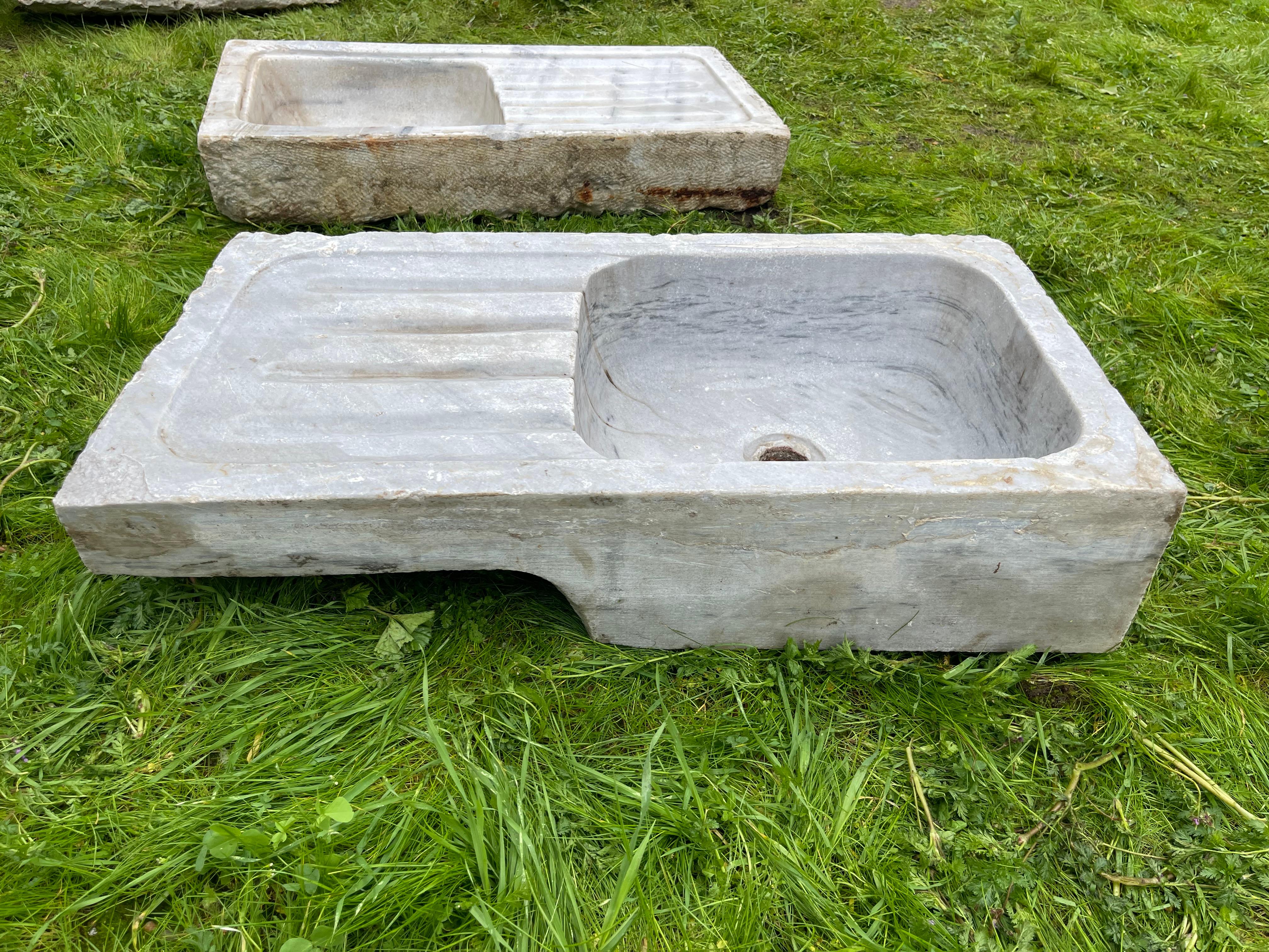 Greco Roman Mermer Lavabo (Ottoman Marble Sink) 0251 For Sale