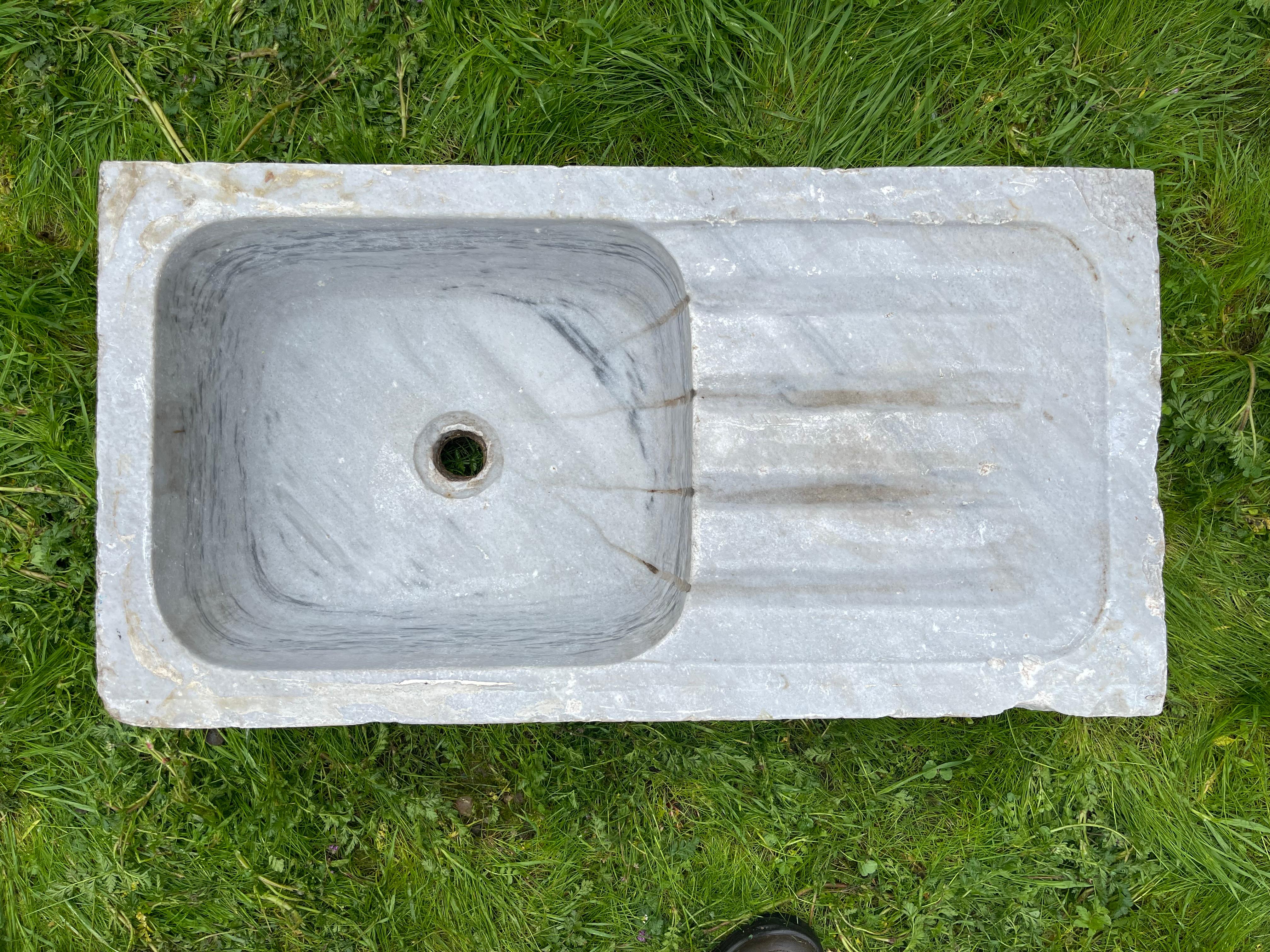 20th Century Mermer Lavabo (Ottoman Marble Sink) 0251 For Sale