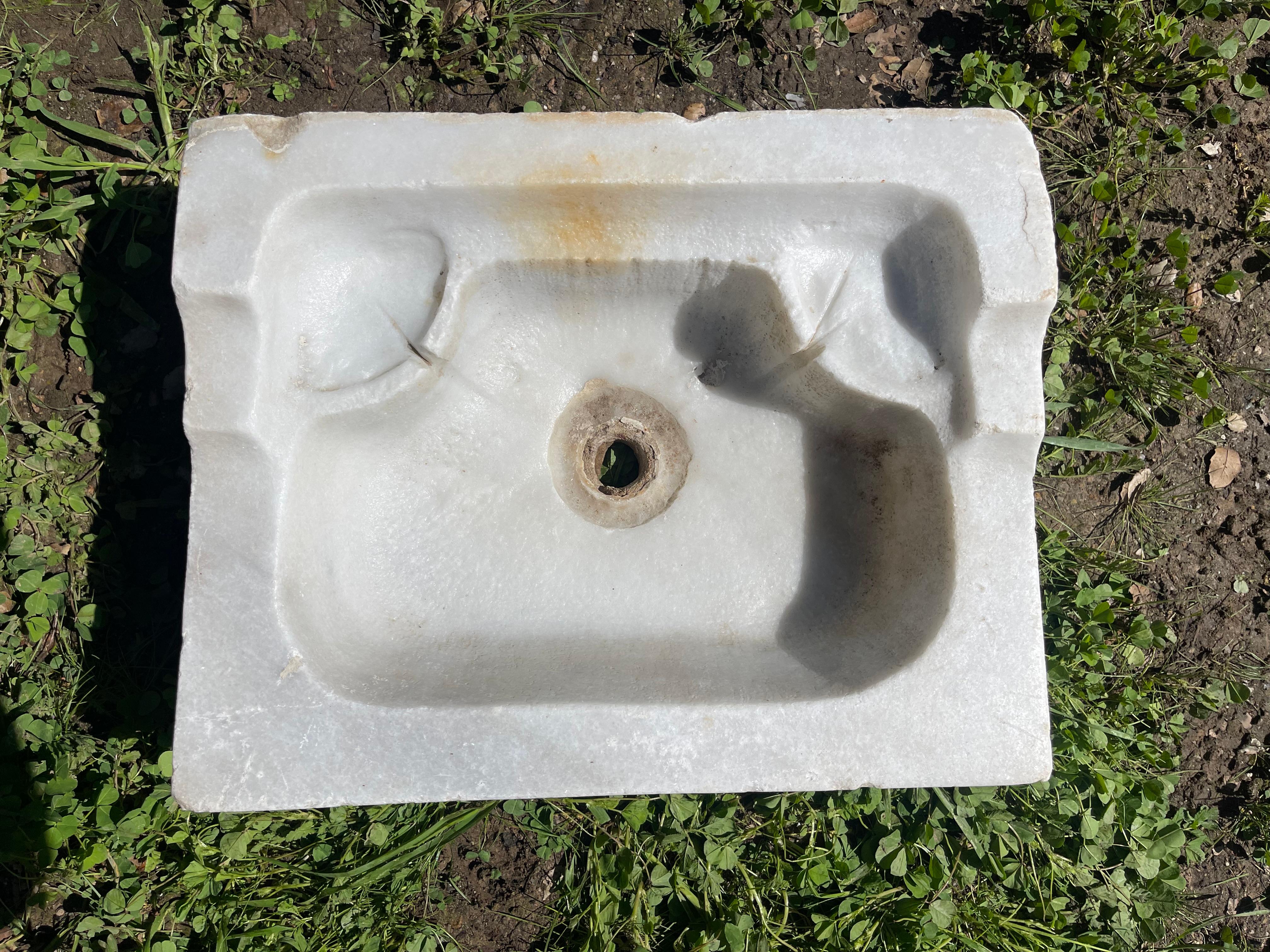 Mermer Lavabo (Ottoman Marble Sink) 0260 For Sale 6