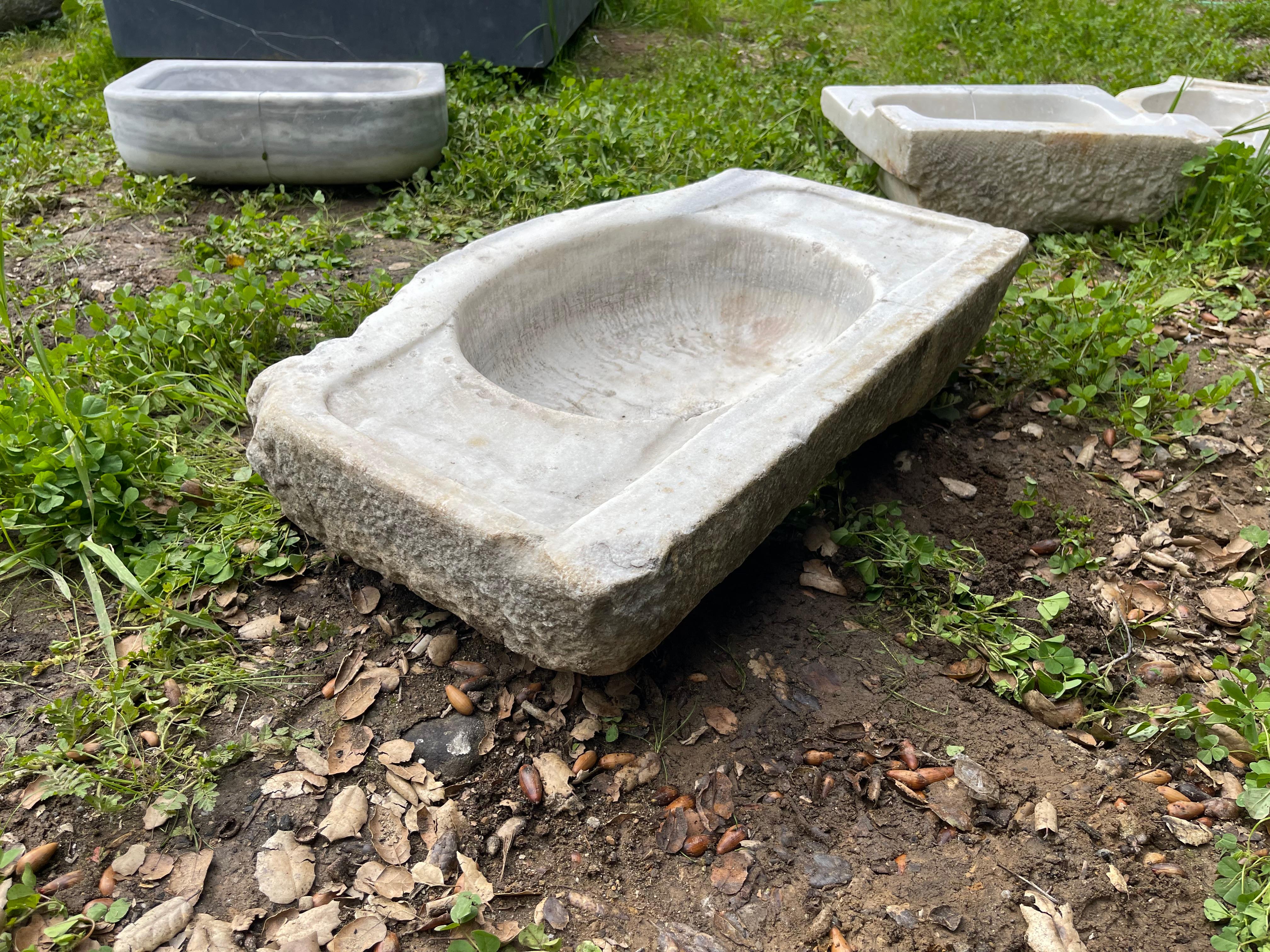 Mermer Lavabo (Ottoman Marble Sink) 0261 For Sale 3