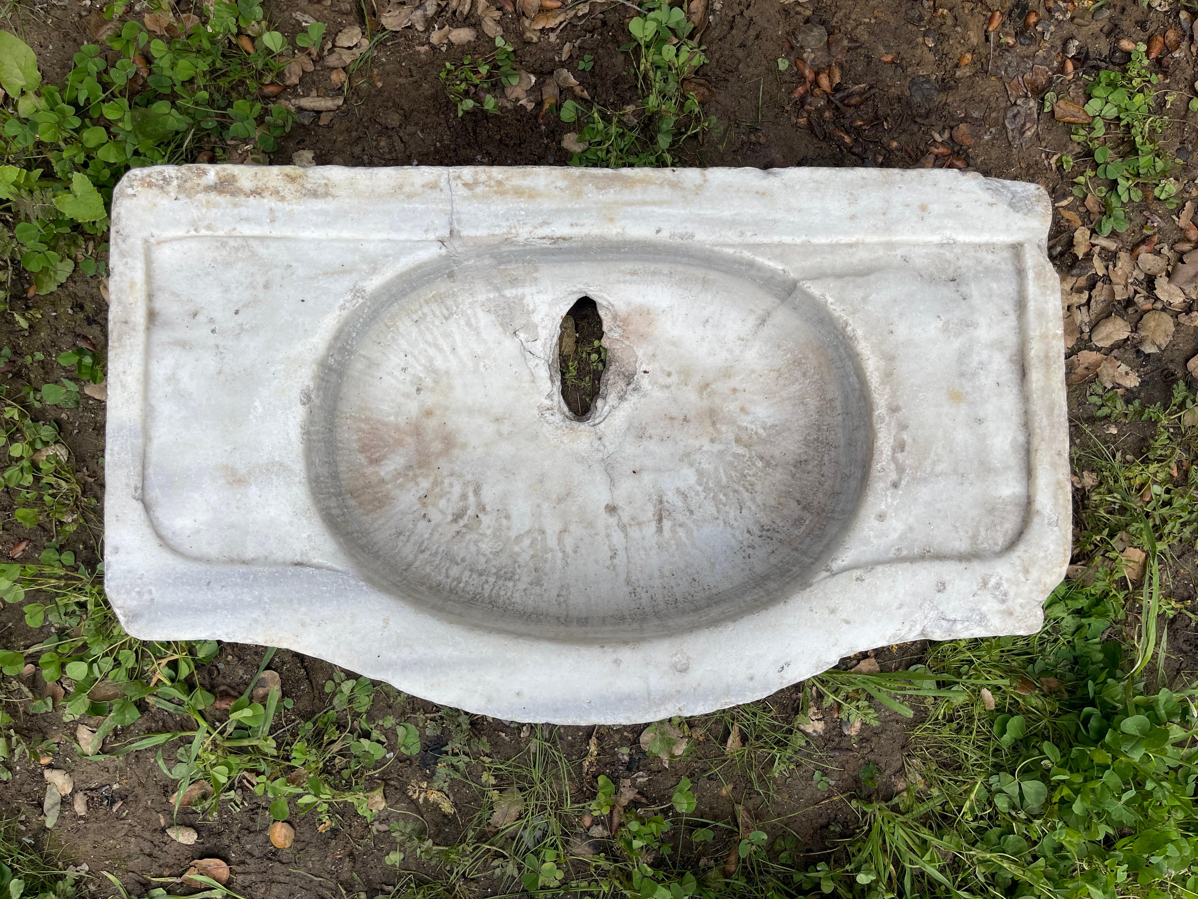 Mermer Lavabo (Ottoman Marble Sink) 0261 For Sale 4