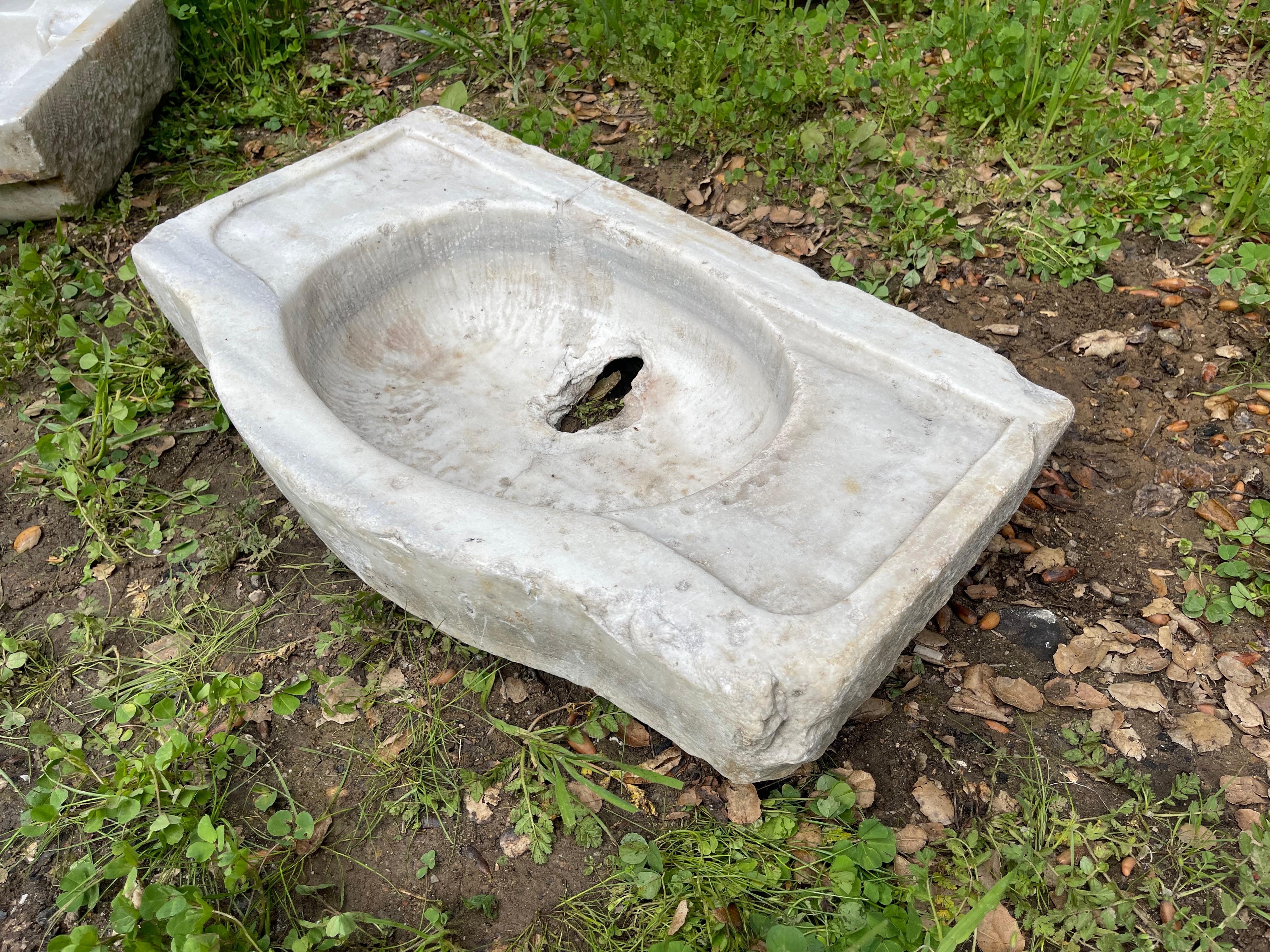 Mermer Lavabo (Ottoman Marble Sink) 0261 For Sale 2