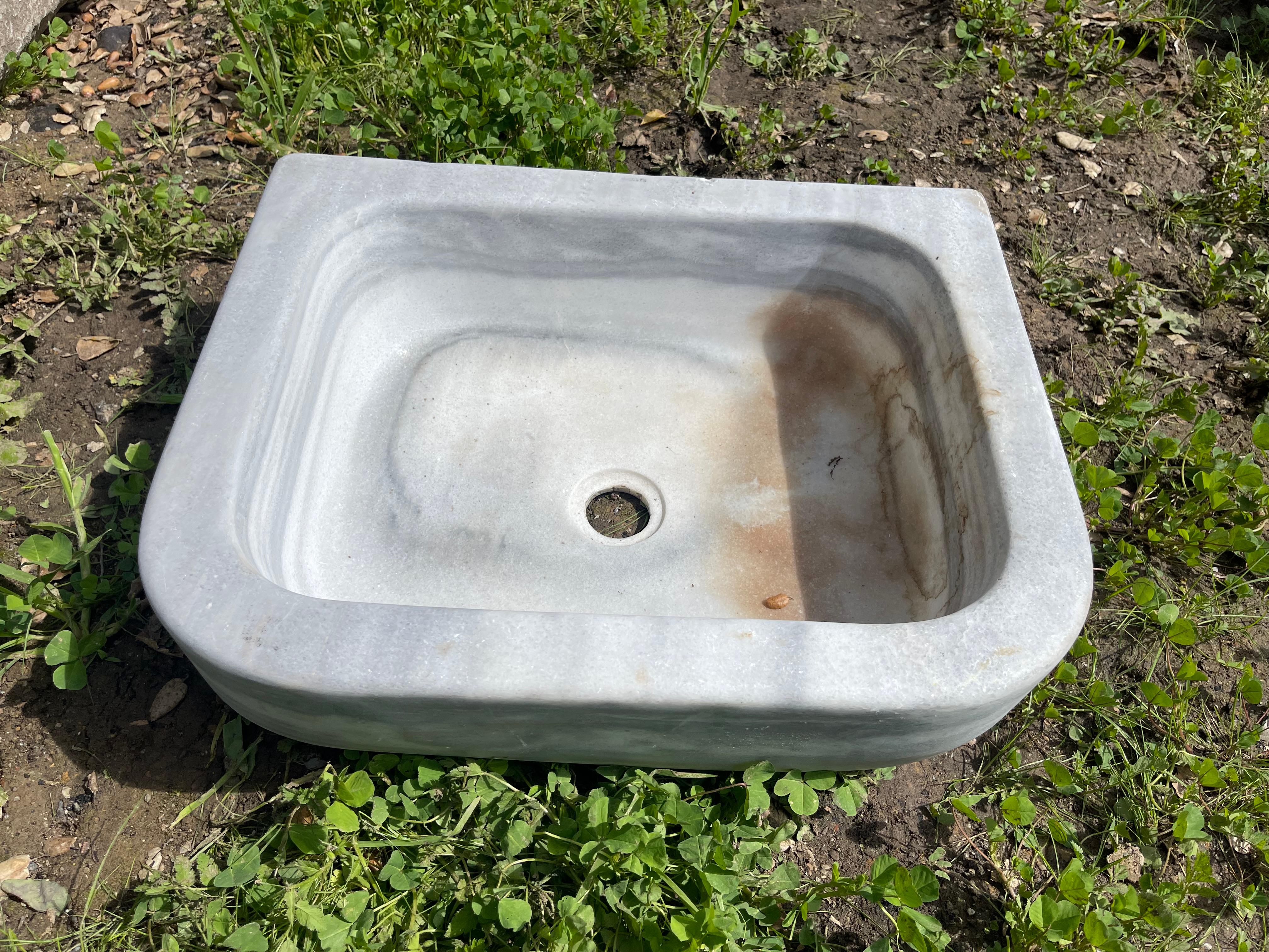 Mermer Lavabo (Lavello Ottomano in Marmo) 0262 In condizioni buone in vendita a Ojai, US