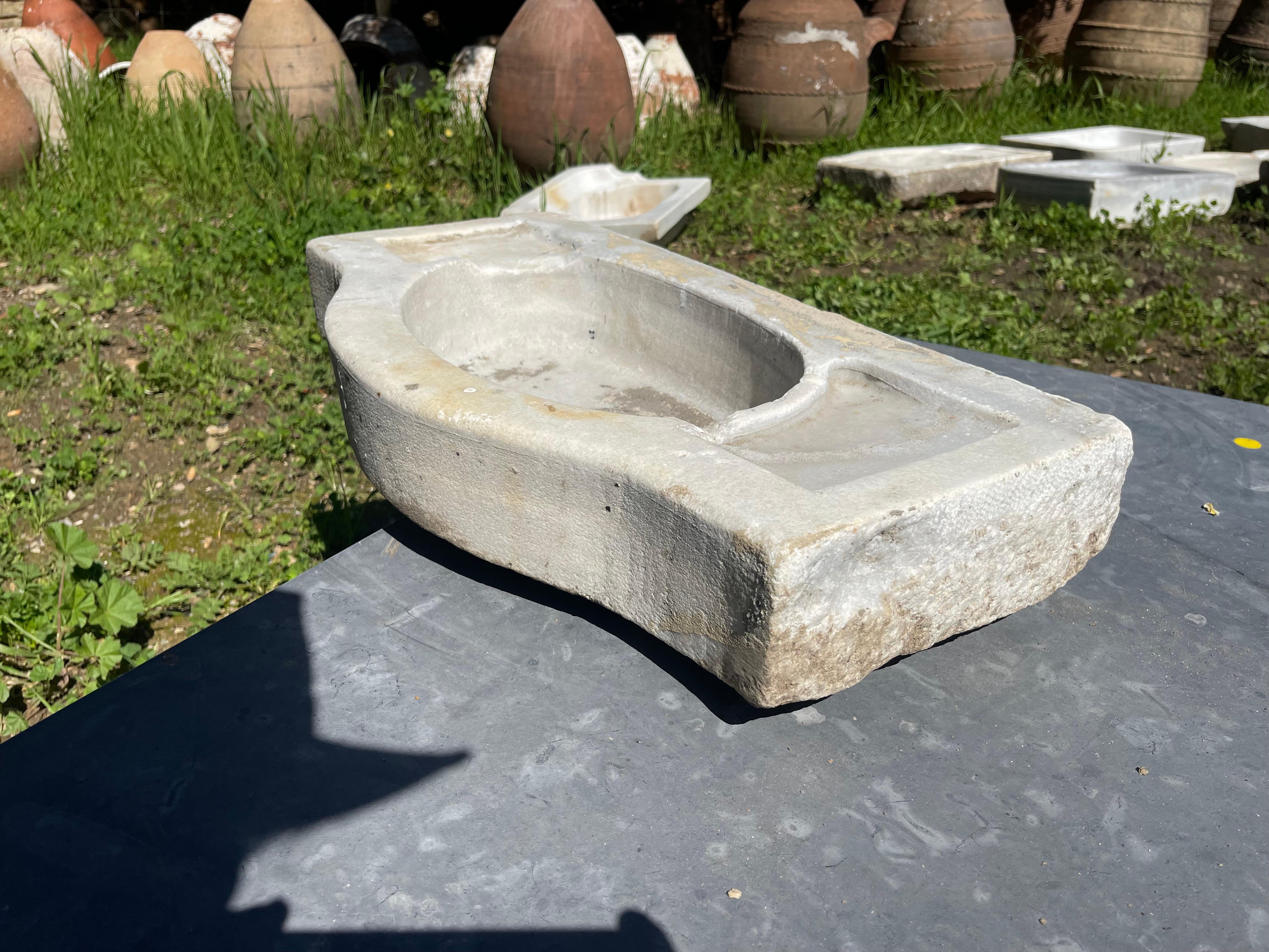 20th Century Mermer Lavabo (Ottoman Marble Sink) 0263 For Sale